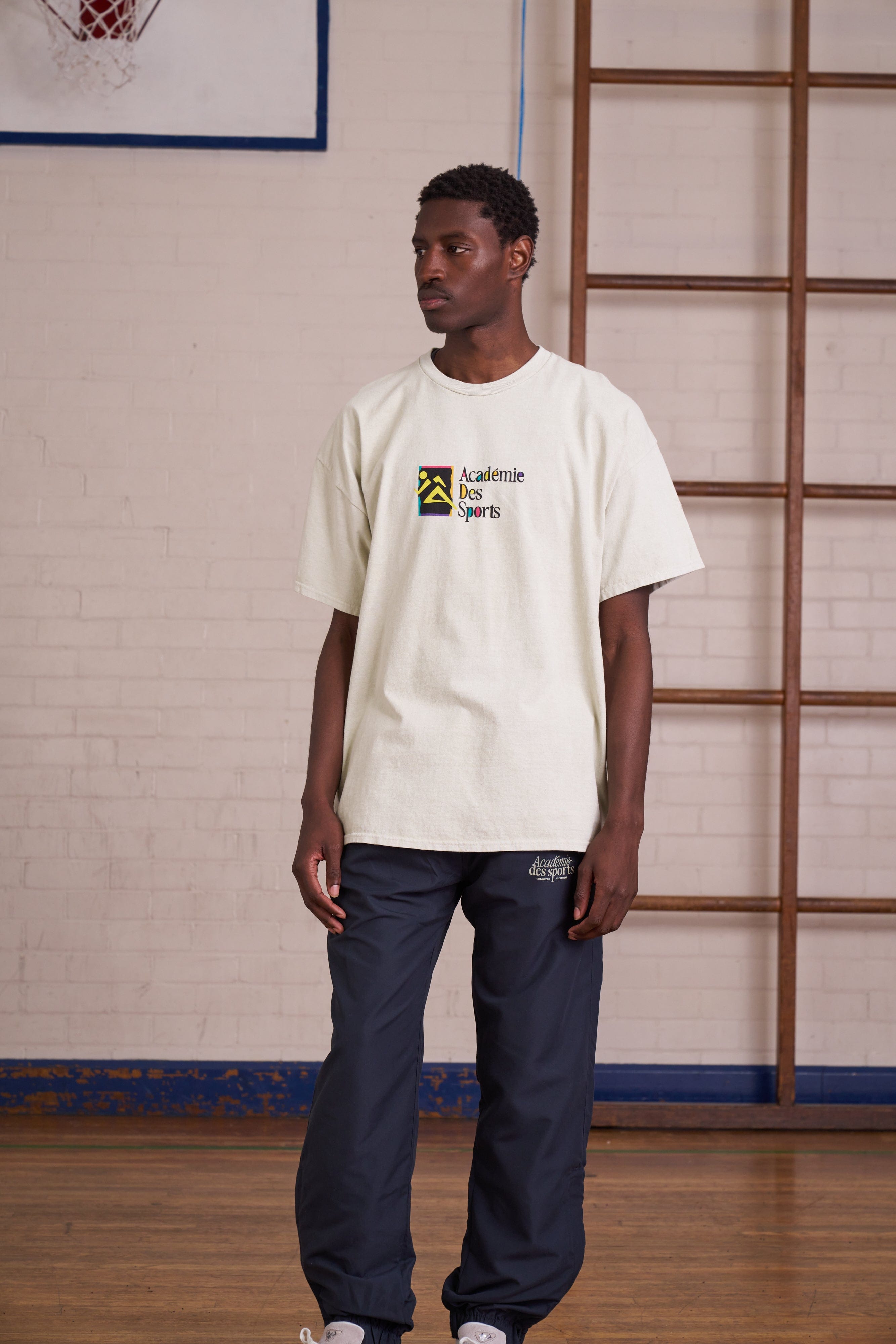 Vice 84 'Retro Runner' Vintage Washed Tee - Cream