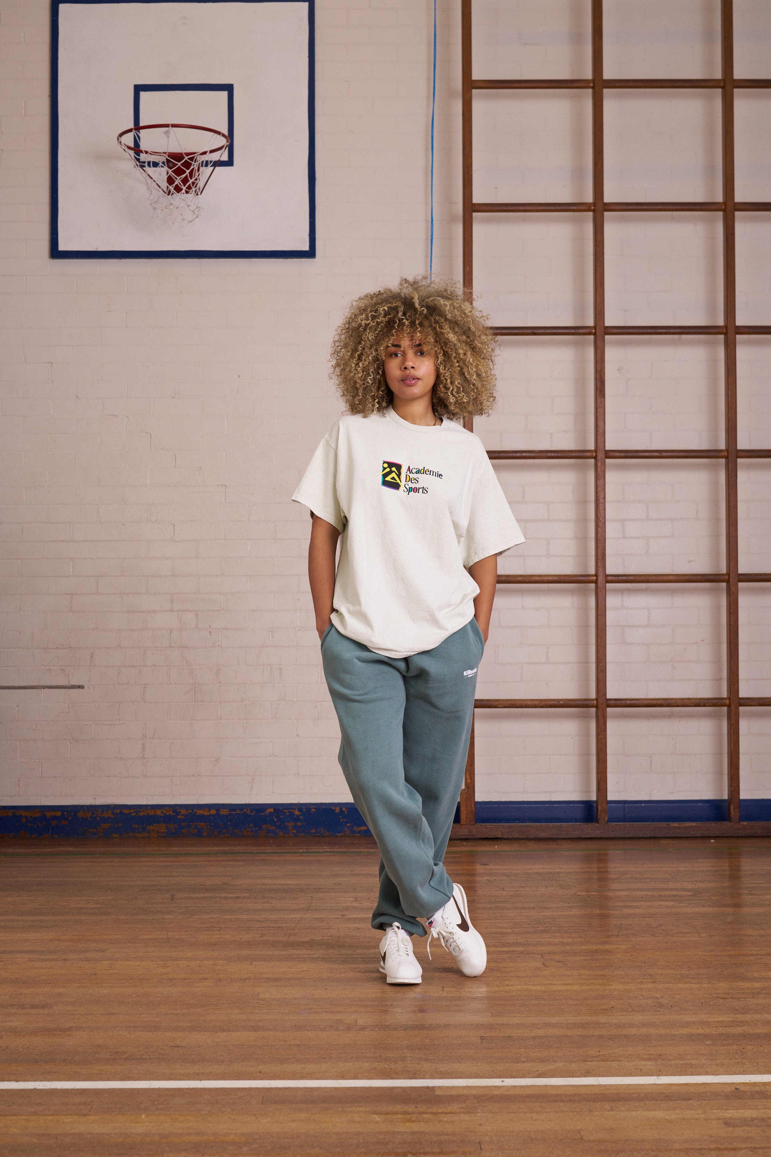 Vice 84 'Retro Runner' Vintage Washed Tee - Cream