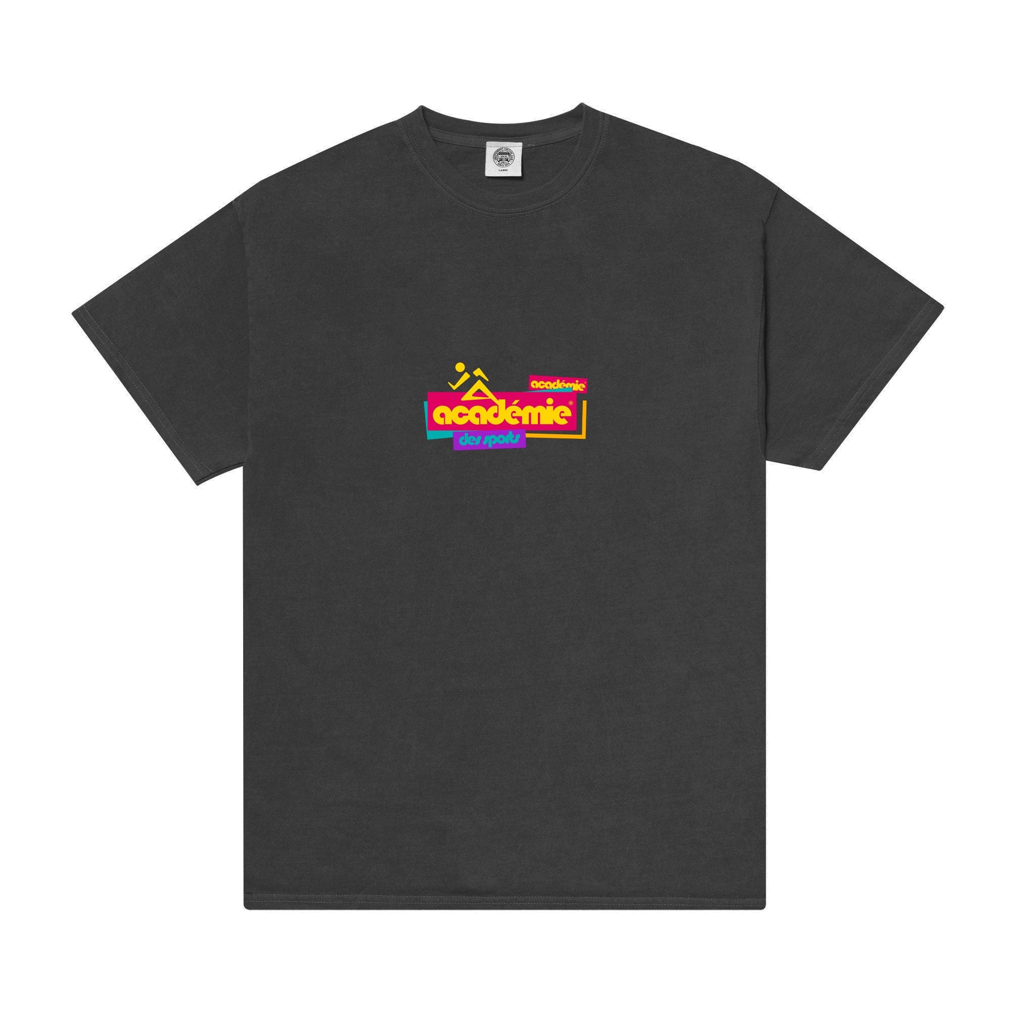Vice 84 'Retro Runner' Acid Wash Tee - Black