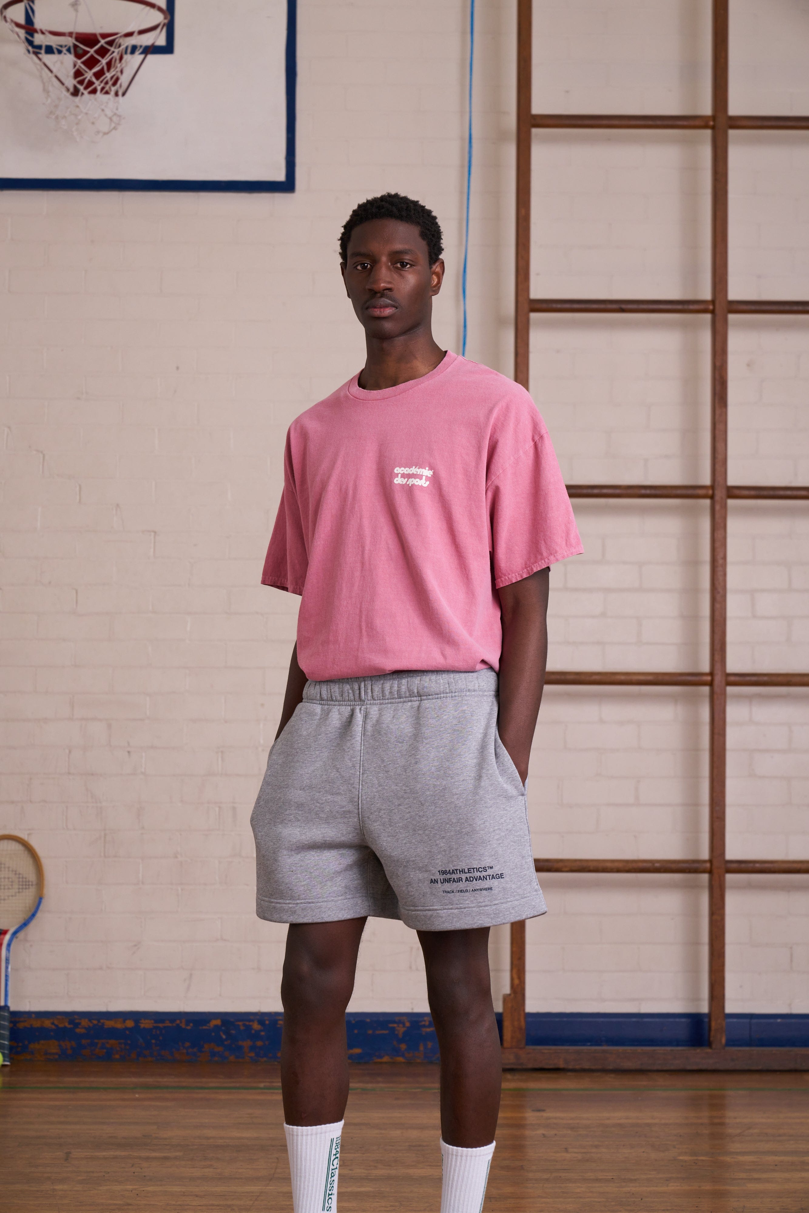 Vice 84 Baseline 2.0' Tee - Vintage Washed Pink