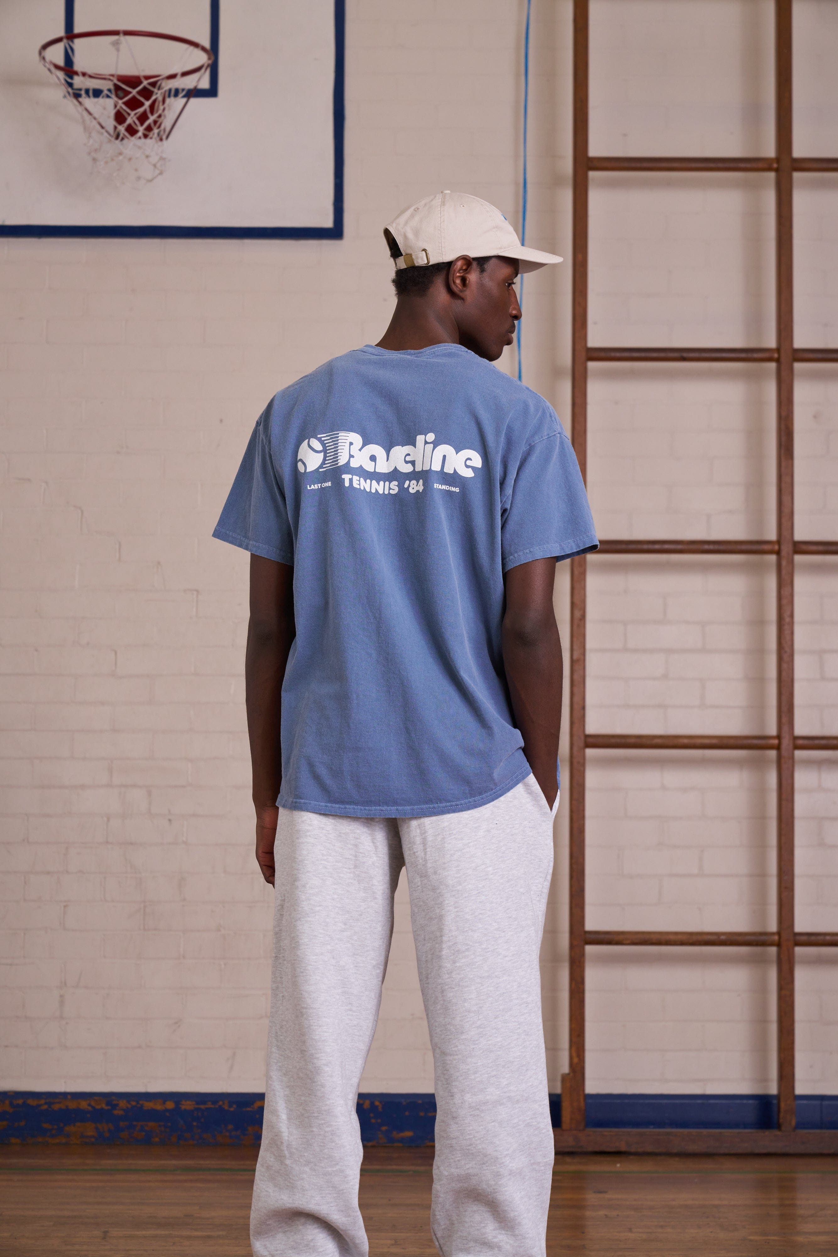 Vice 84 'Baseline 2.0' Tee - Vintage Washed Blue