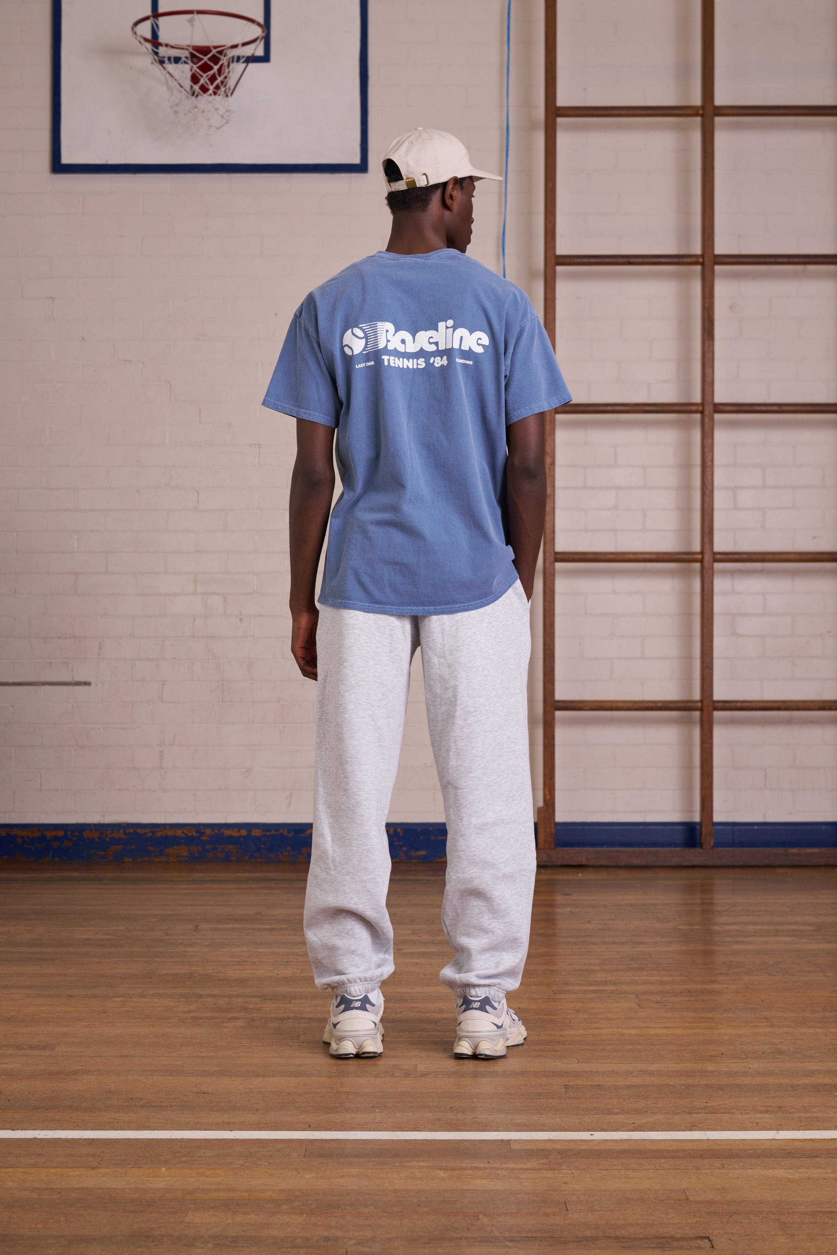 Vice 84 'Baseline 2.0' Tee - Vintage Washed Blue