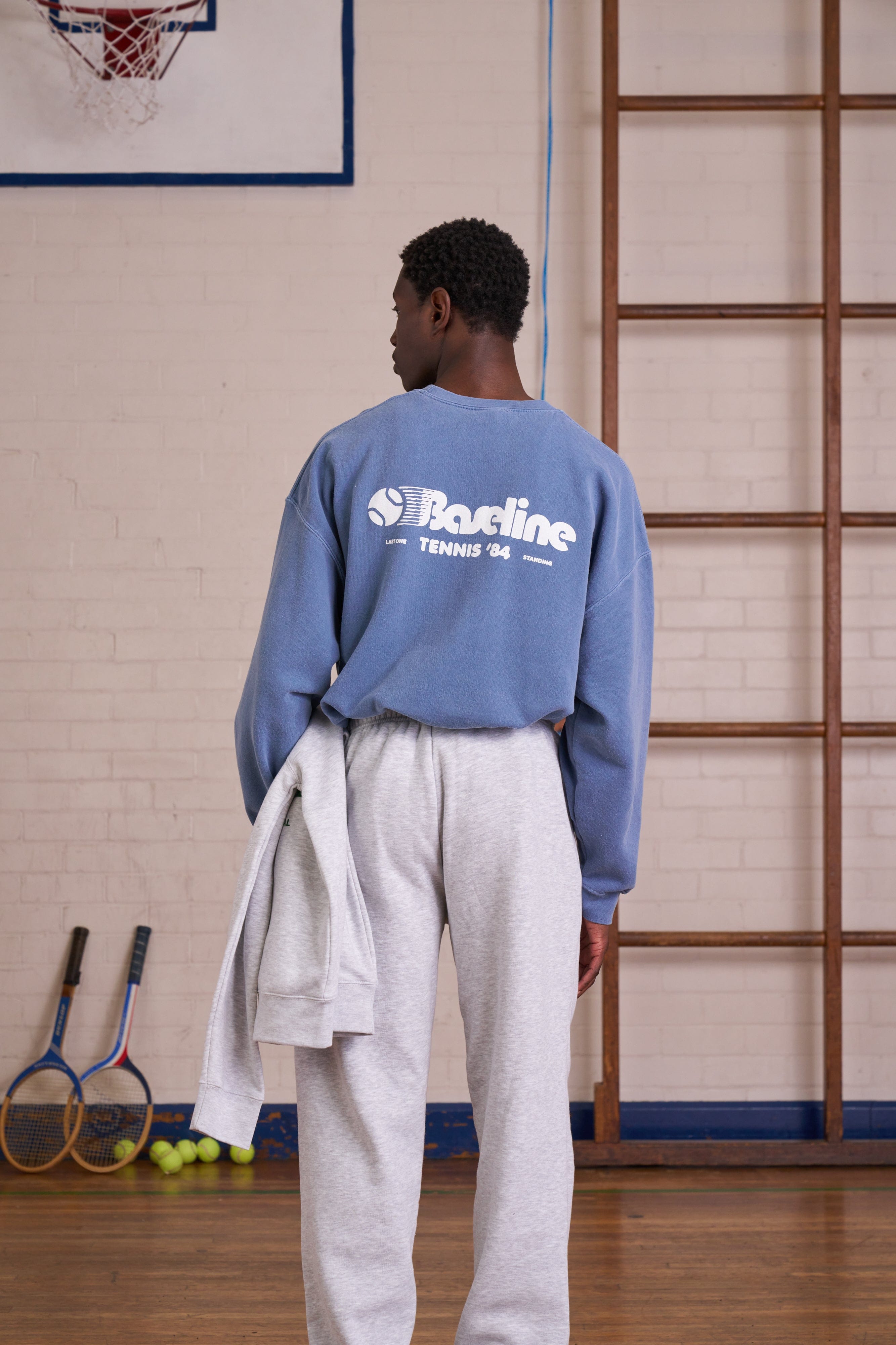 Vice 84 'Baseline 2.0' Sweater - Vintage Washed Mid Blue