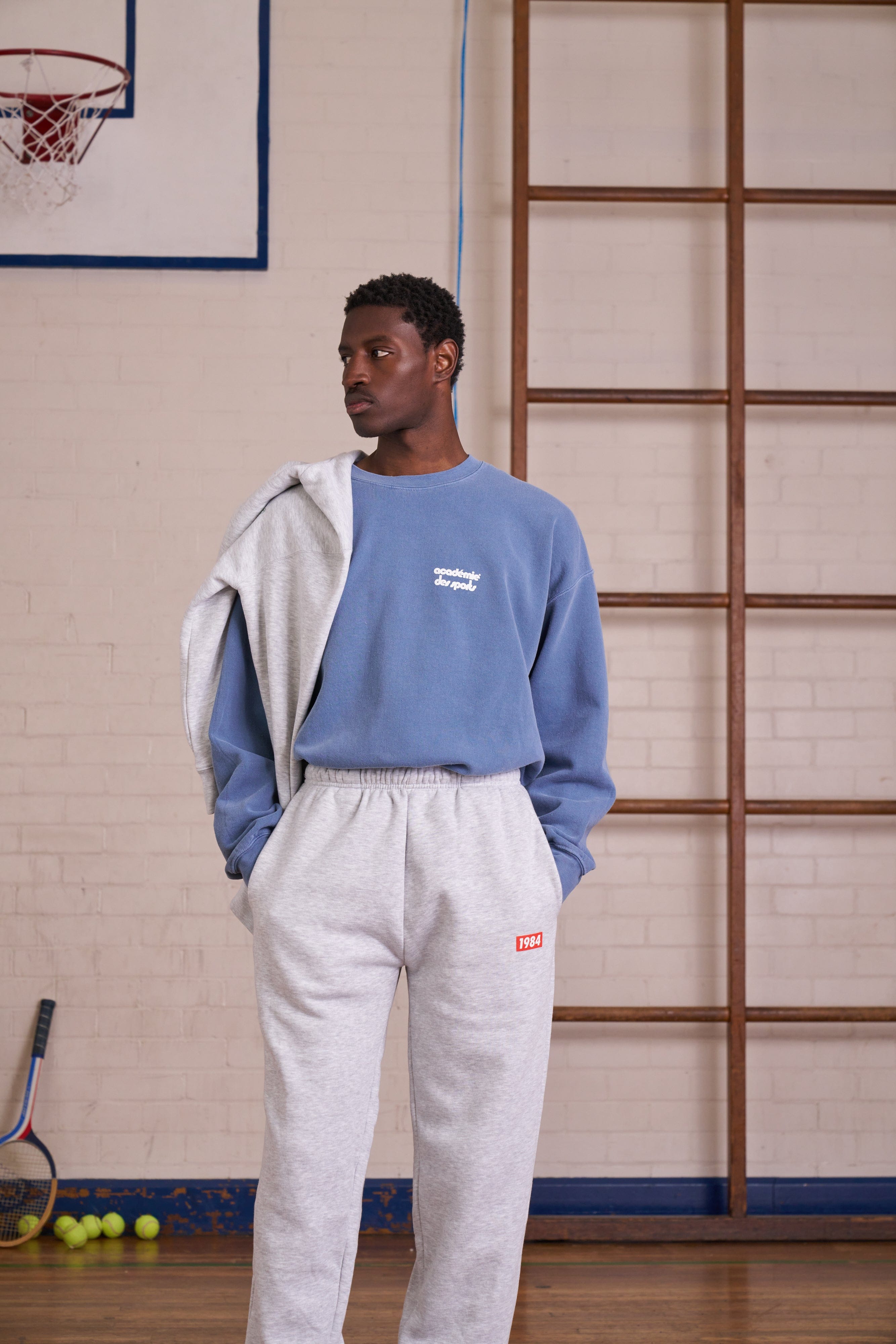 Vice 84 'Baseline 2.0' Sweater - Vintage Washed Mid Blue
