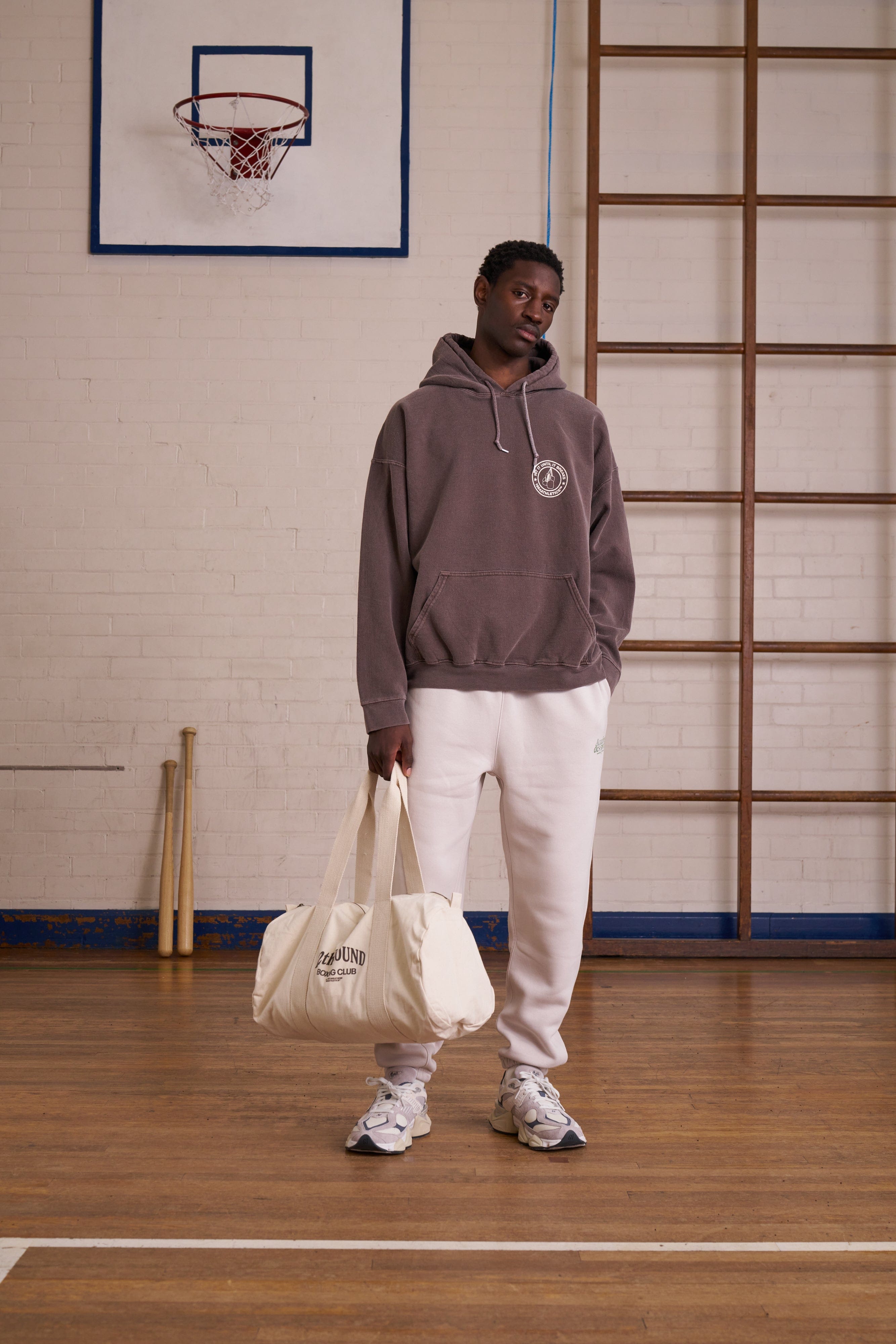 Vice 84 '12th Round' Hoodie - Vintage Washed Brown