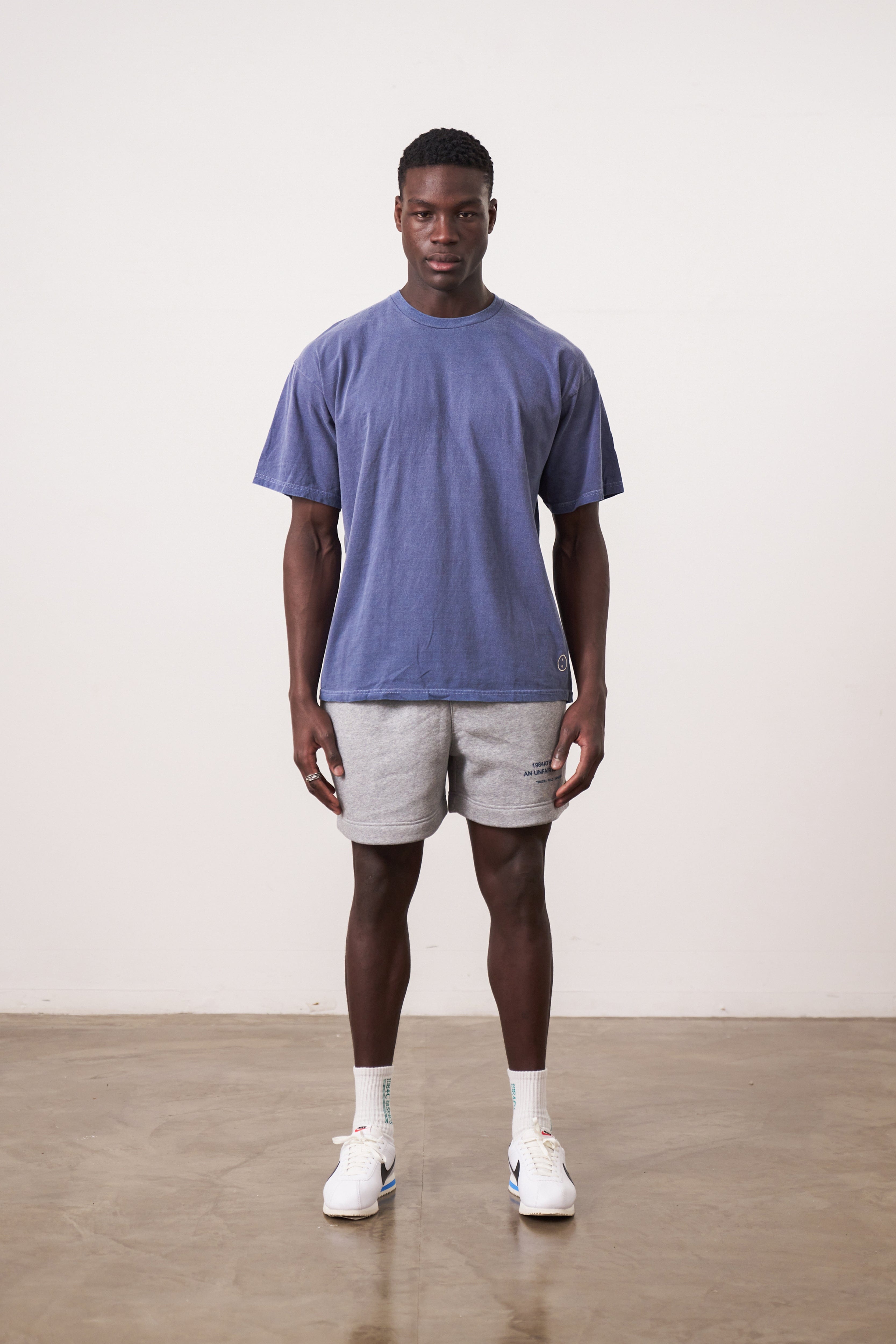 UN:IK Essentials Essentials Vintage Washed Tee - Navy