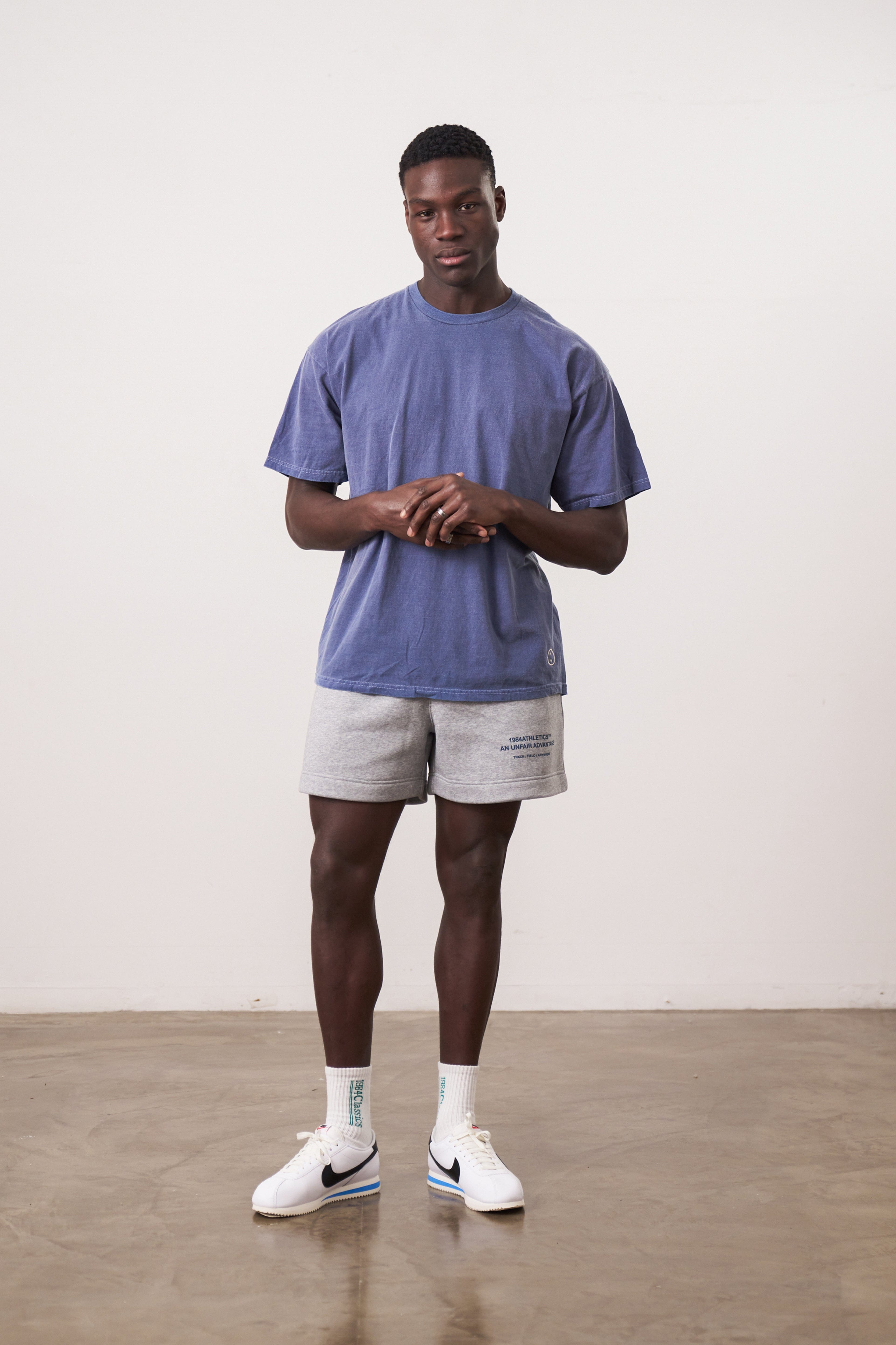 UN:IK Essentials Essentials Vintage Washed Tee - Navy