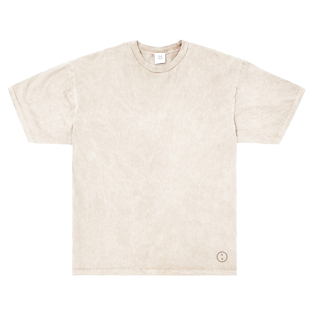 UN:IK Essentials Essentials Vintage Washed Tee - Ivory