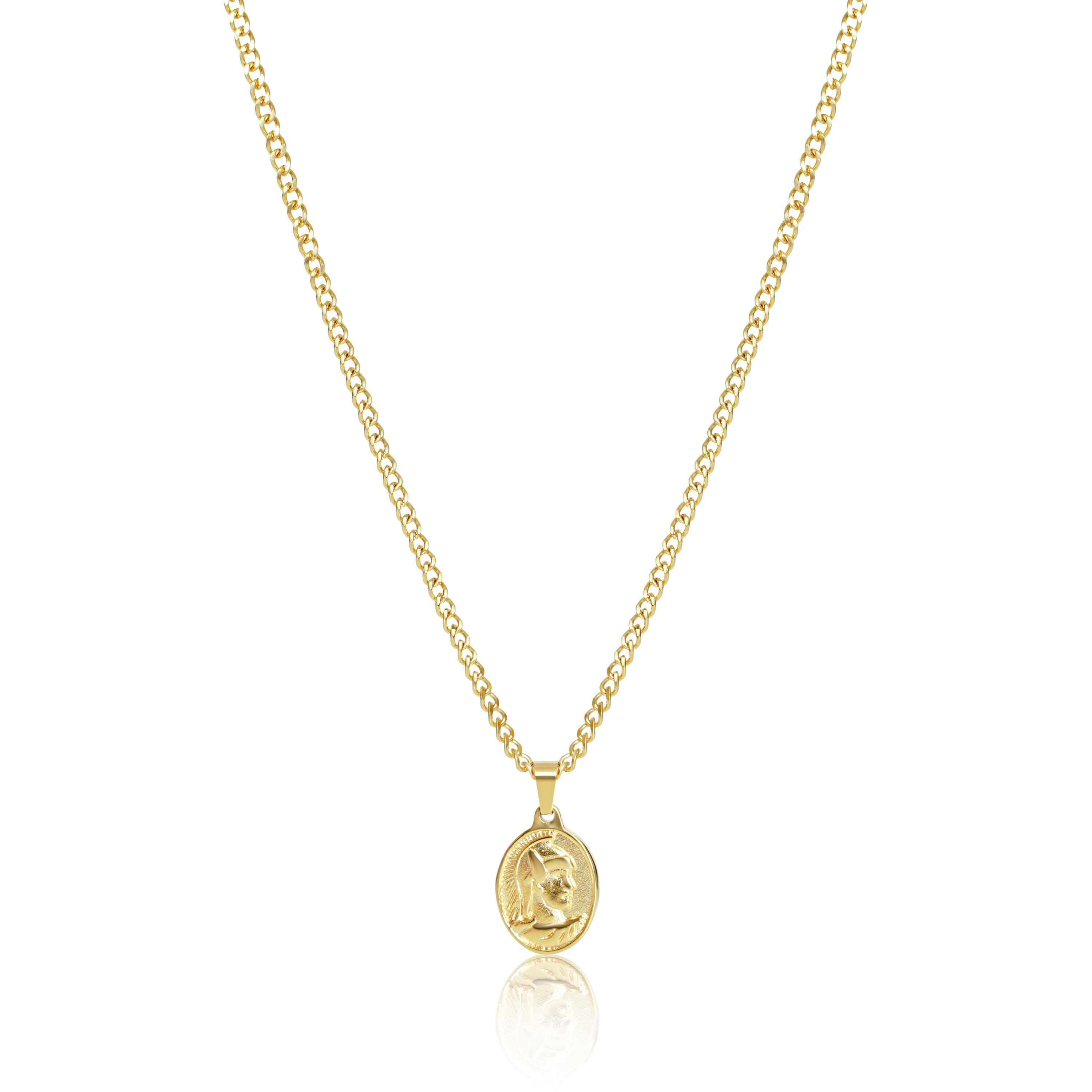 UN:IK Jewellery Centurion Pendant Necklace - Silver / Gold
