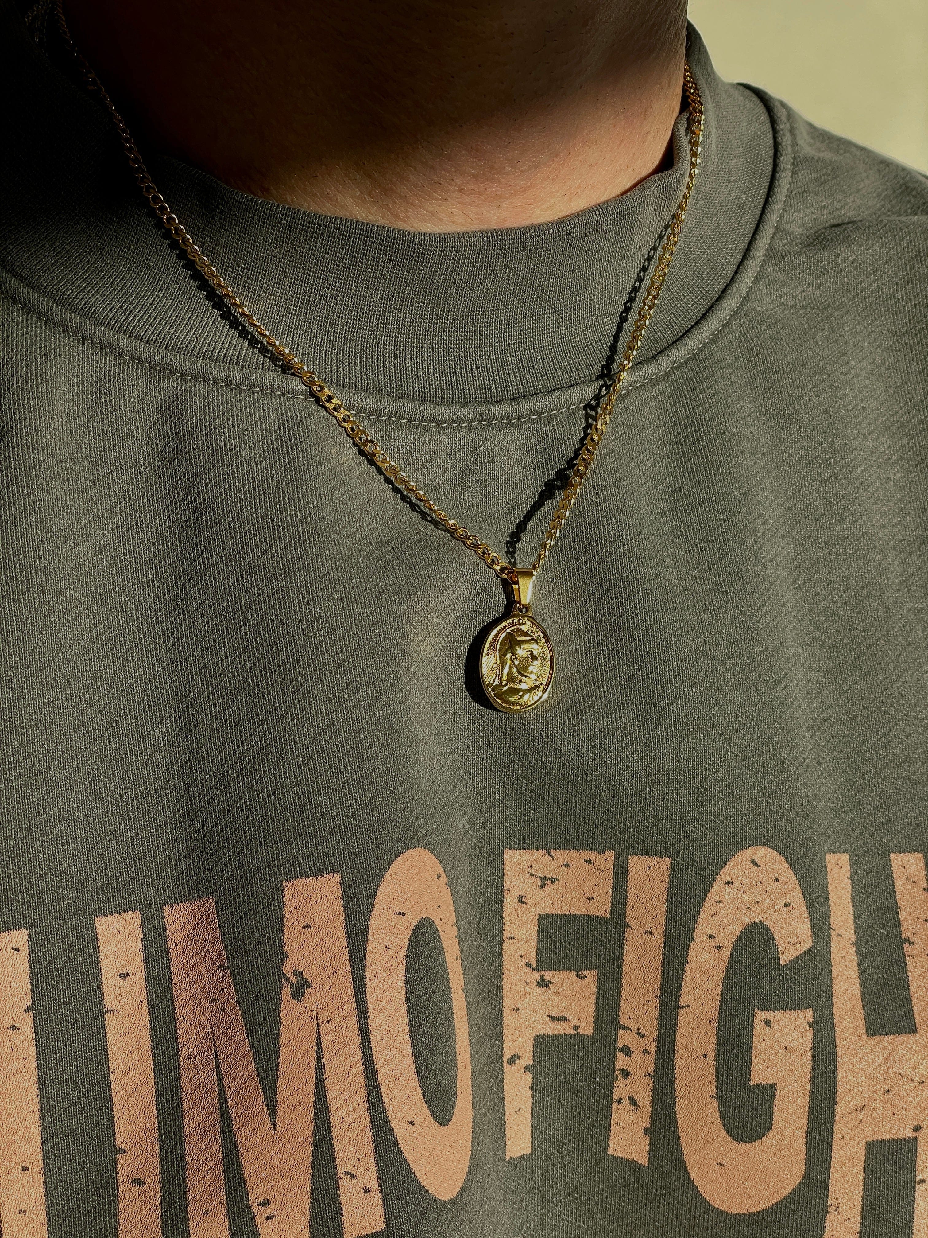 UN:IK Jewellery Centurion Pendant Necklace - Silver / Gold