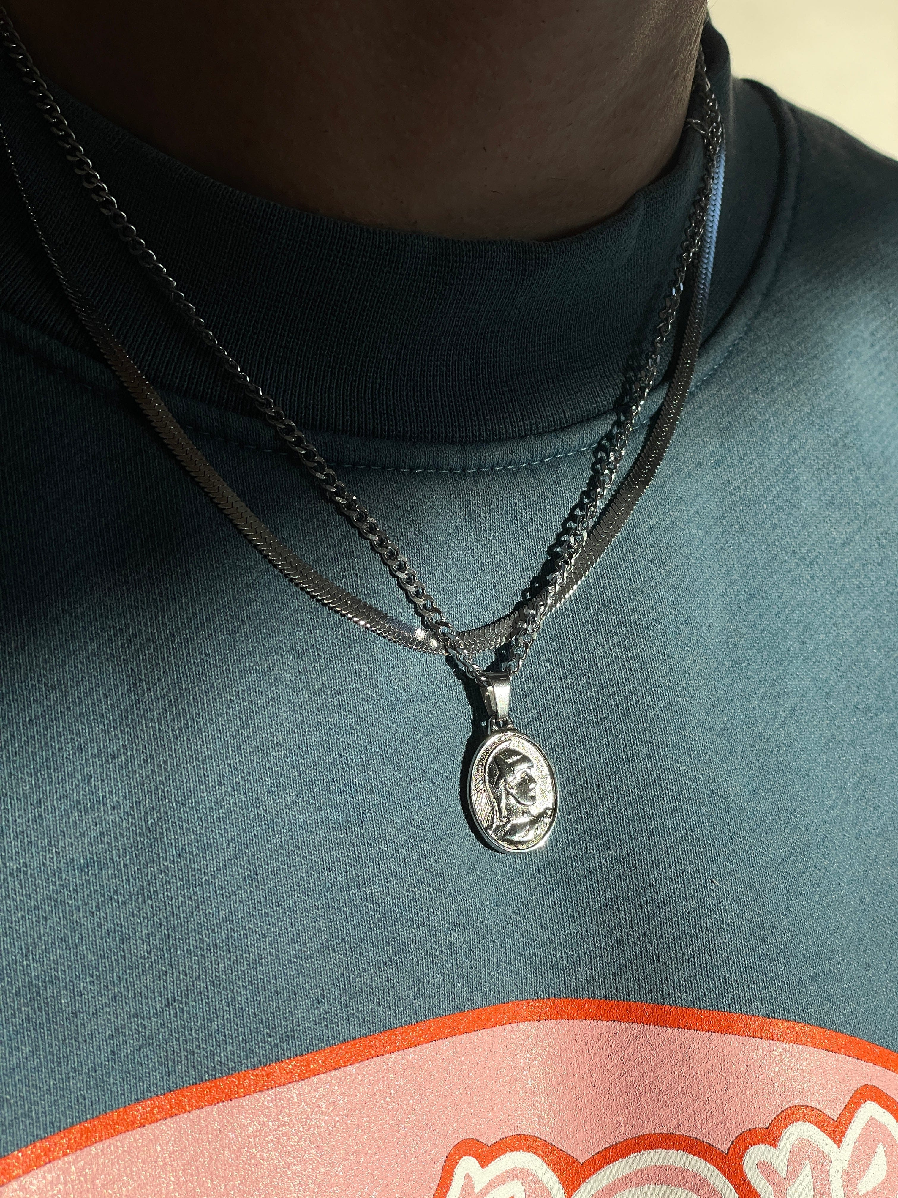UN:IK Jewellery Centurion Pendant Necklace - Silver / Gold