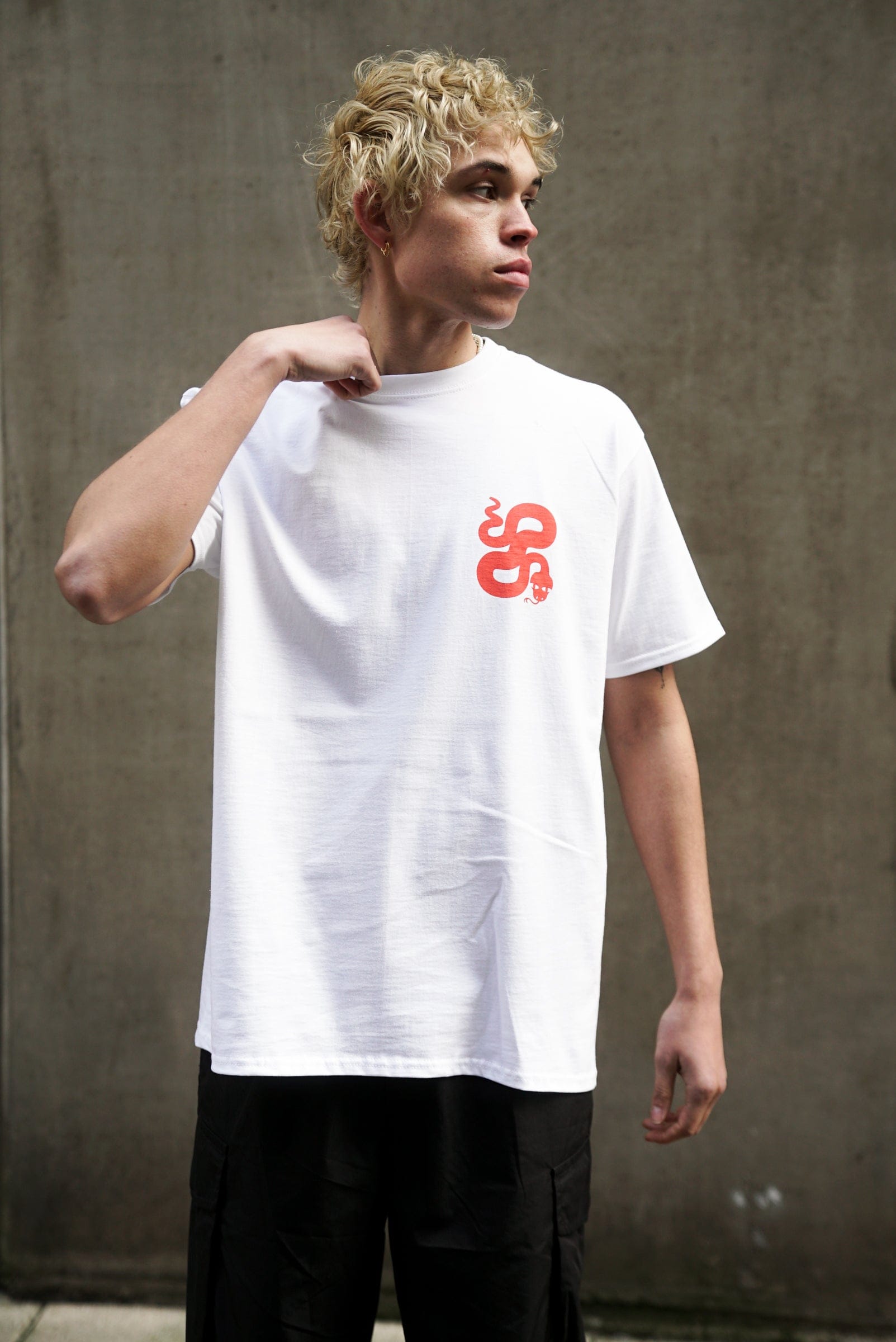 KBar Design KBAR X UN:IK 'Touch At Own Risk' Tee - White