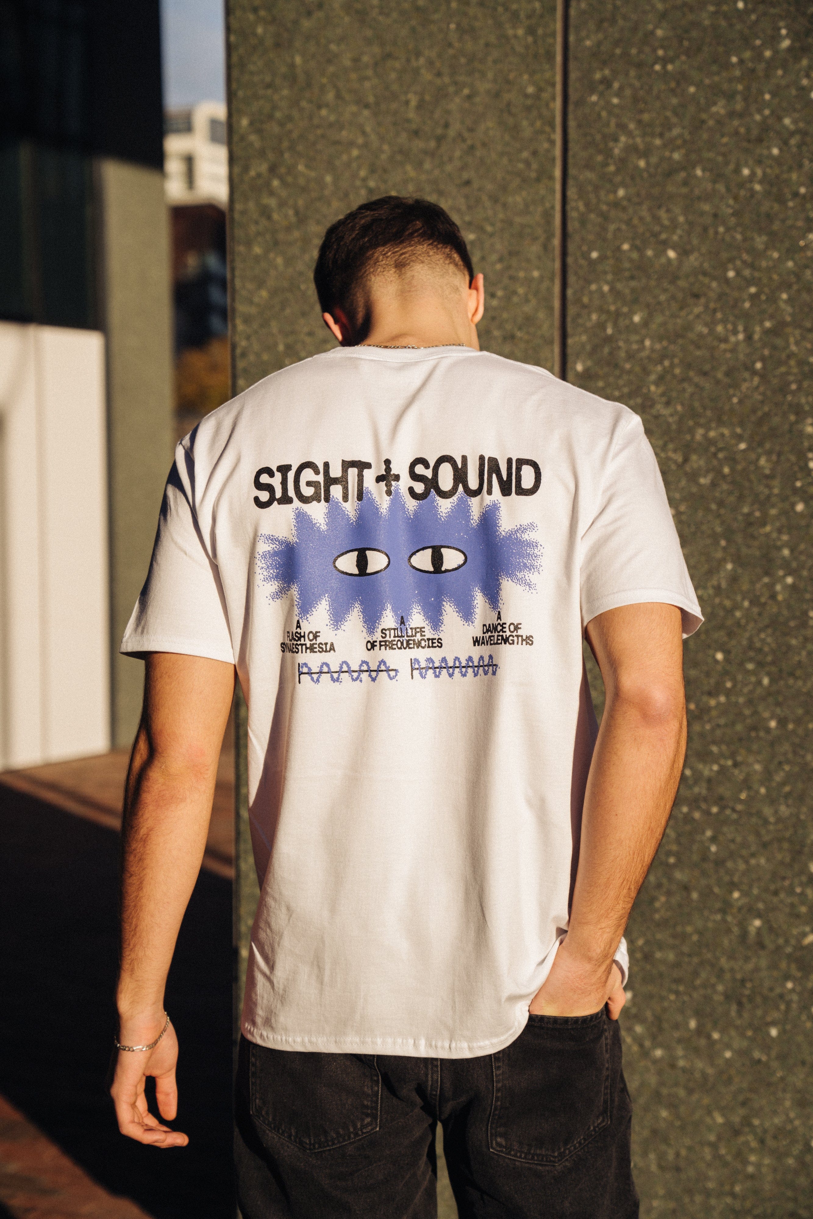 KBar Design KBAR X UN:IK 'Sight & Sound' Tee - White