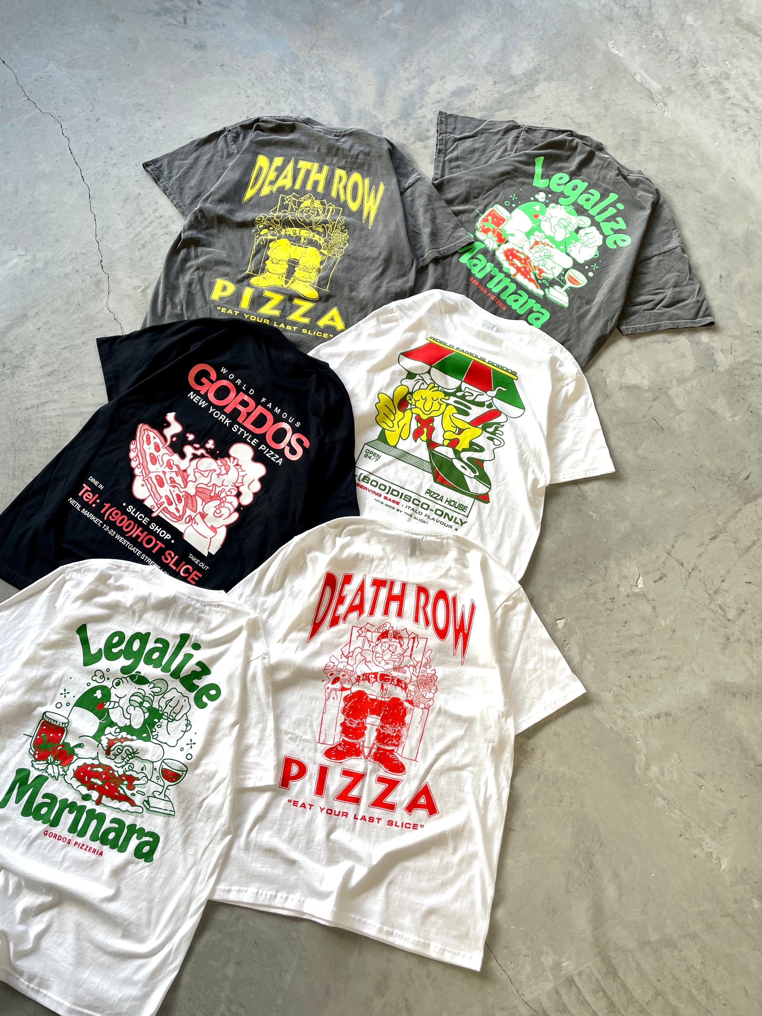 Gordos Pizzeria World Famous Gordos 'Legalize Marinara' Tee - White