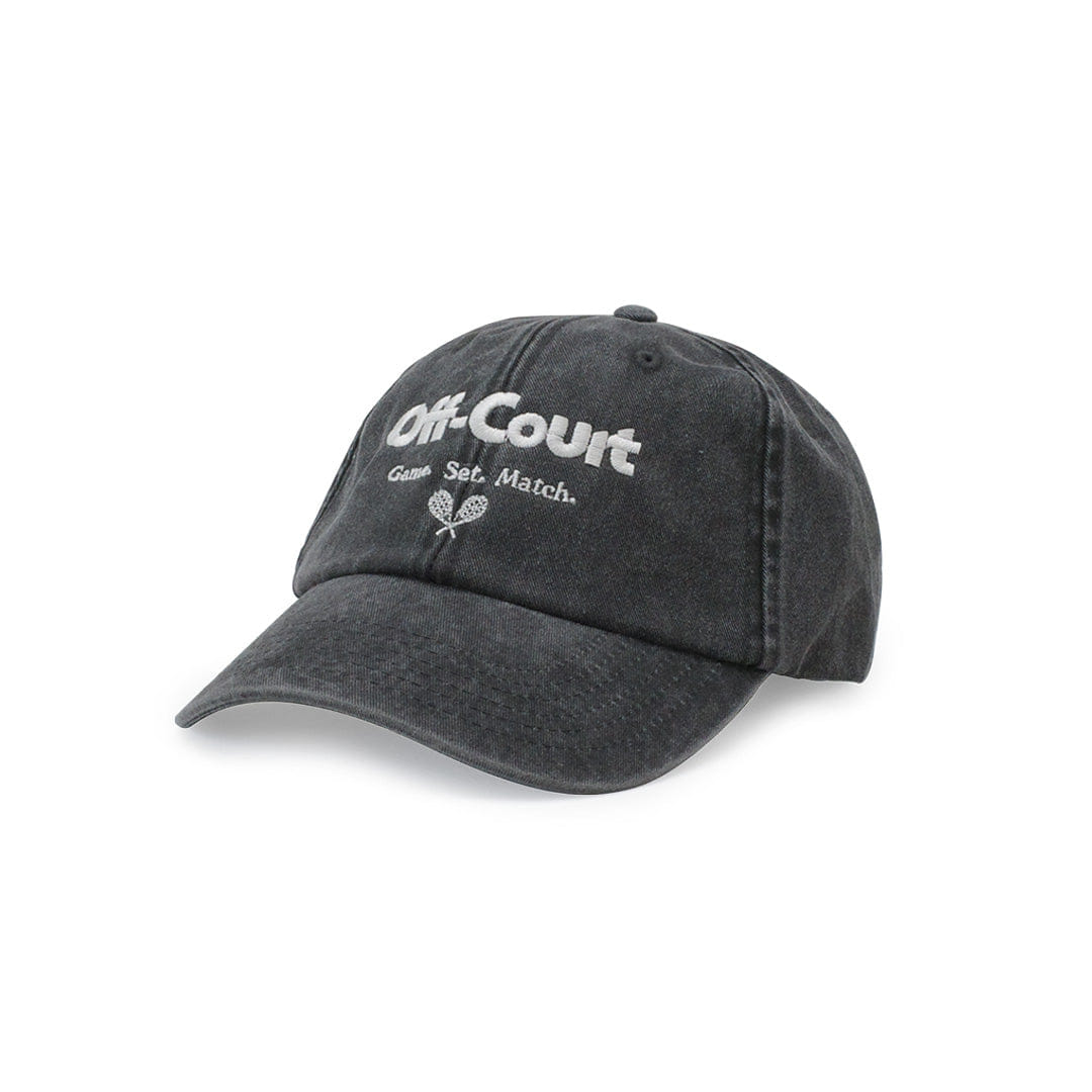 Vice 84 'Off-Court' Vintage Washed Cap - Black