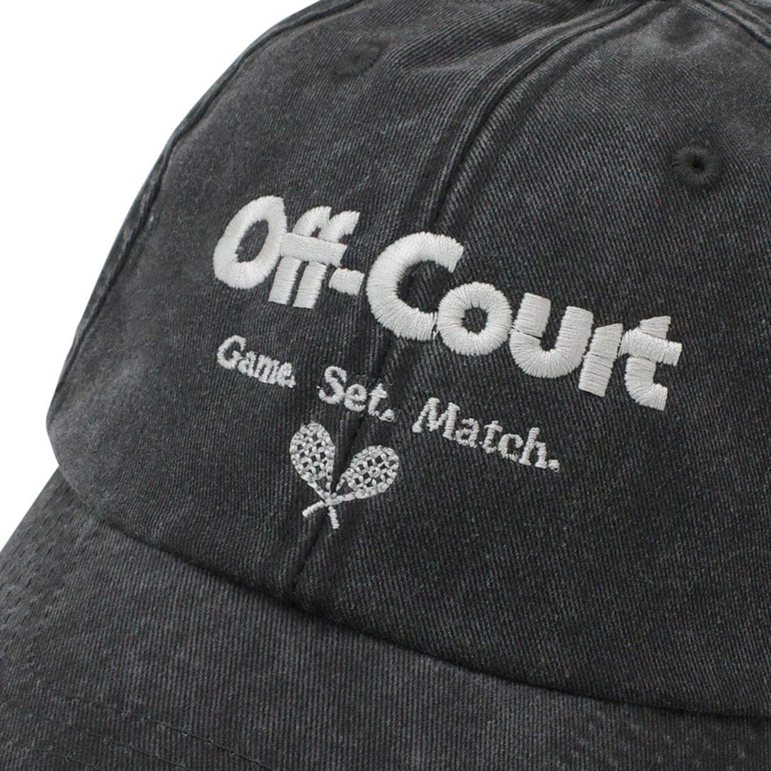 Vice 84 'Off-Court' Vintage Washed Cap - Black