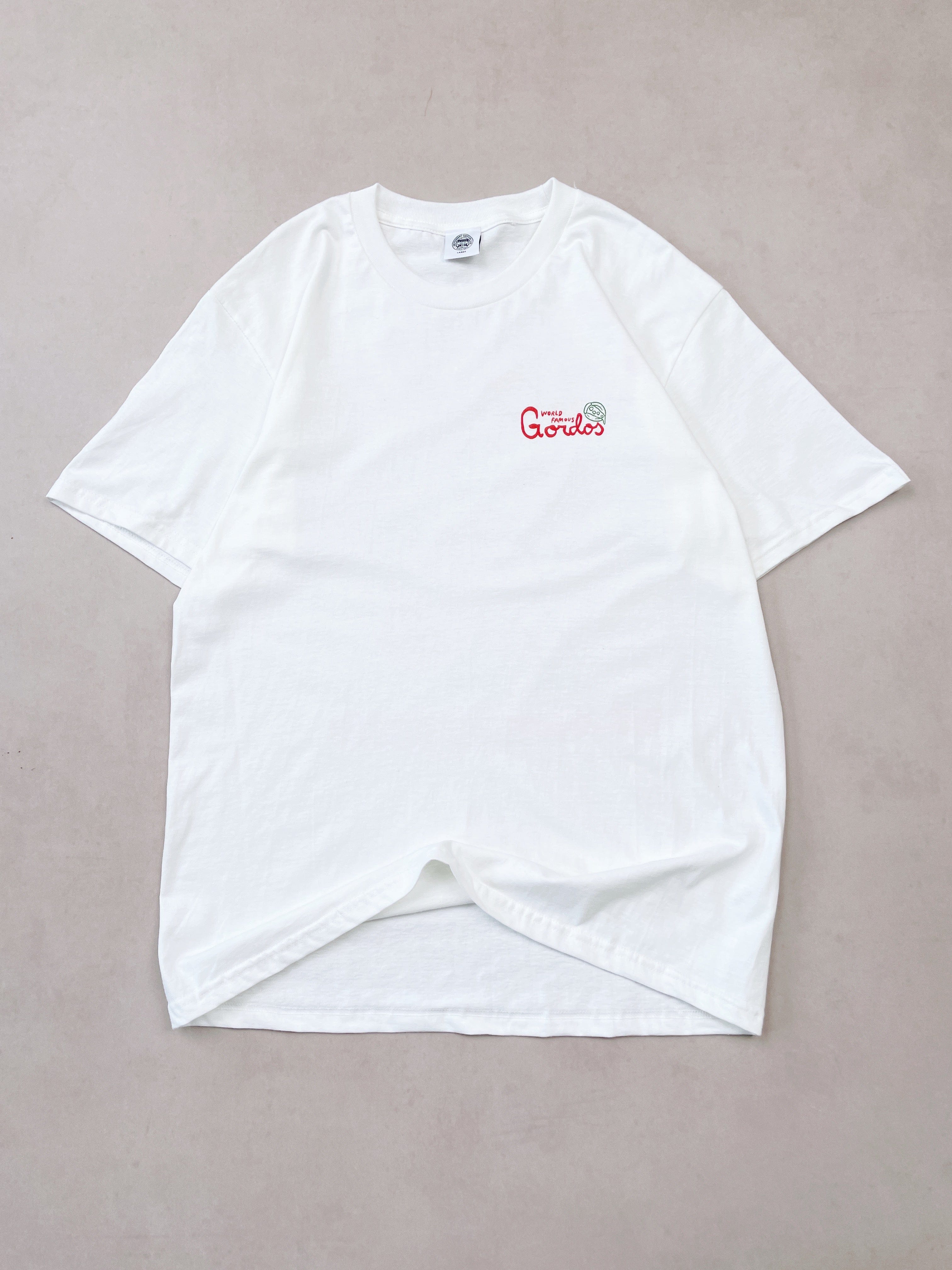 Gordos Pizzeria World Famous Gordos x Hephee 'World Famous' Tee - White