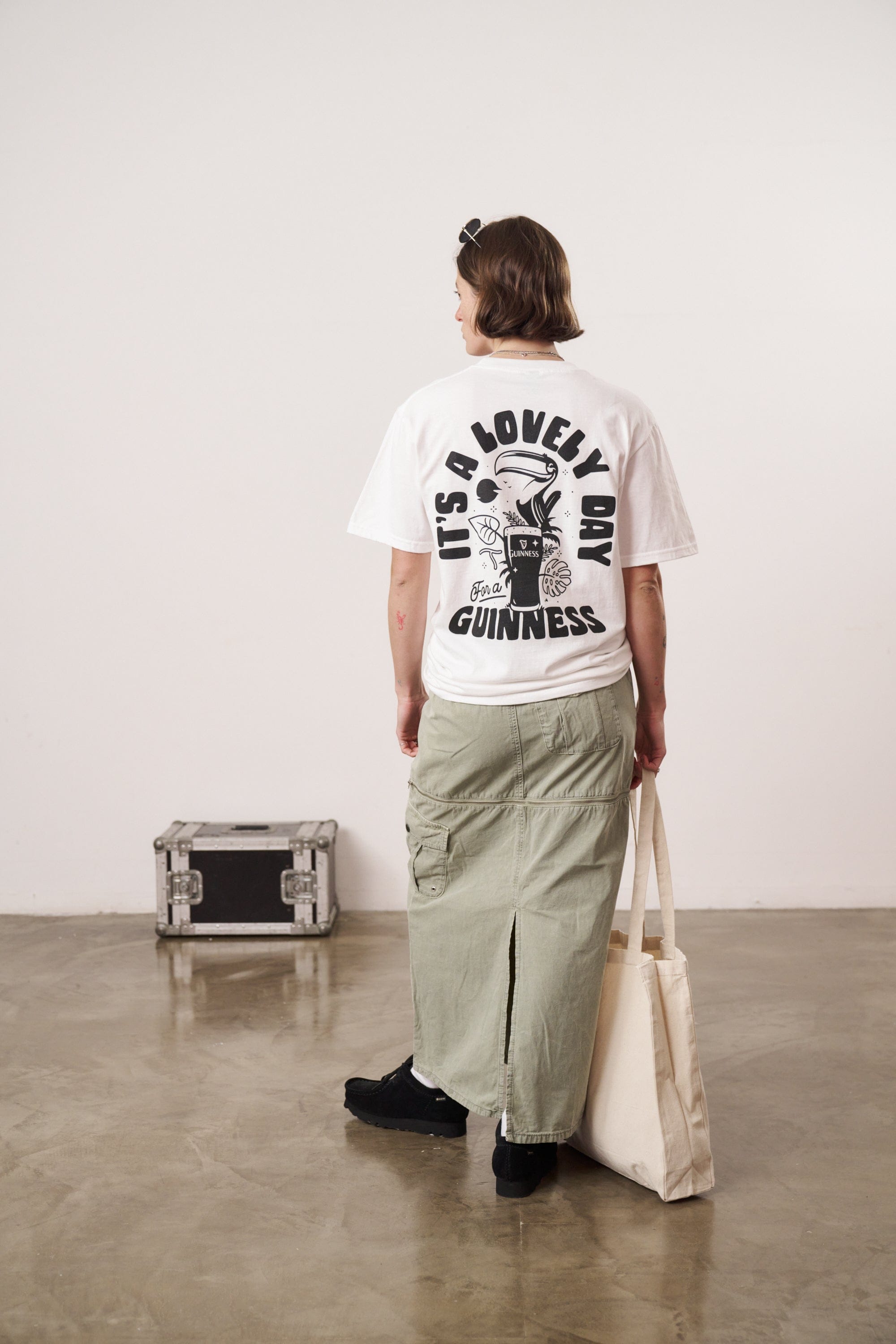 Guinness x UN:IK 'Jungle' Tee - White