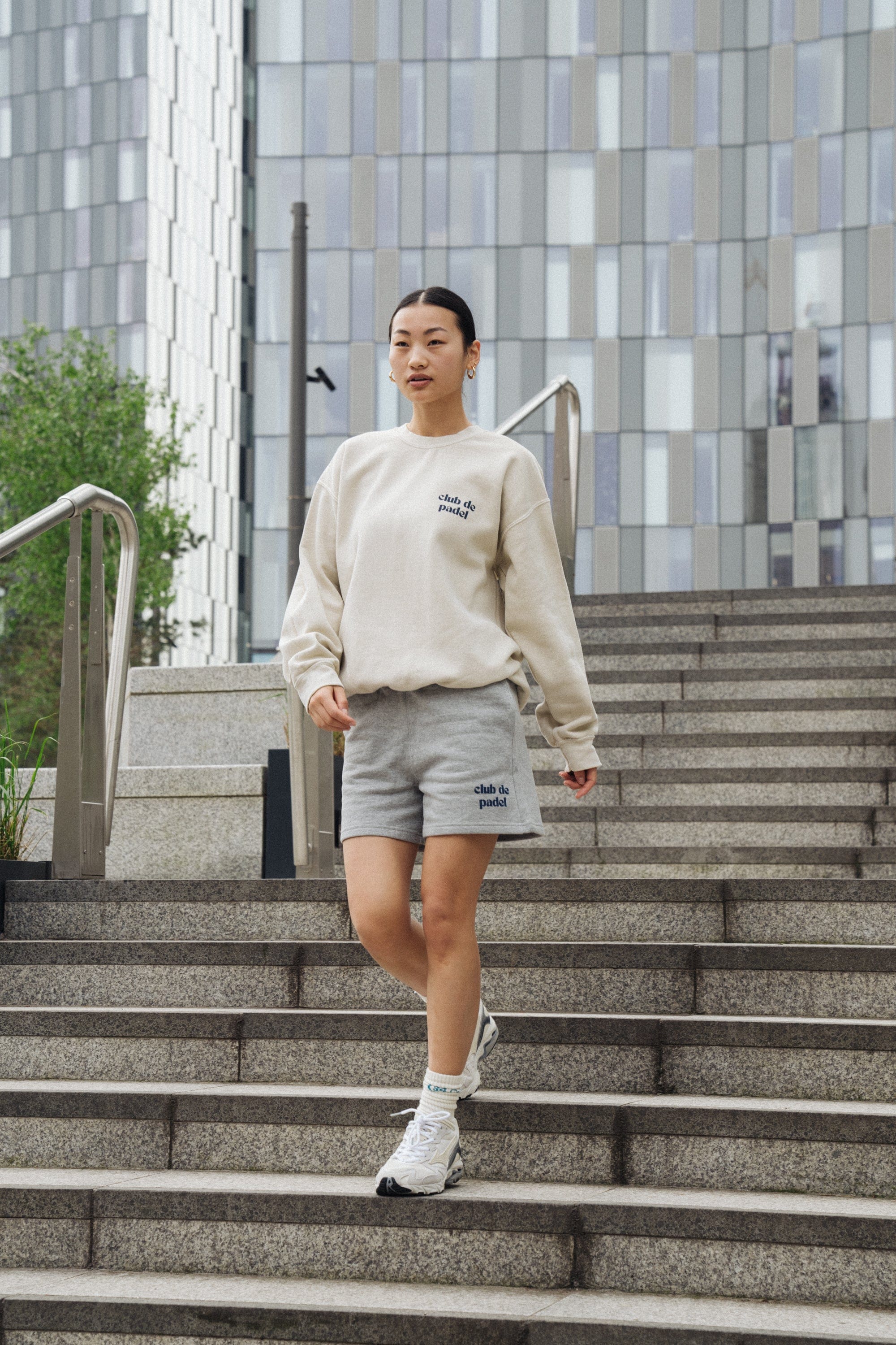 Club de Padel Logo WMNS Jogger Shorts - Grey