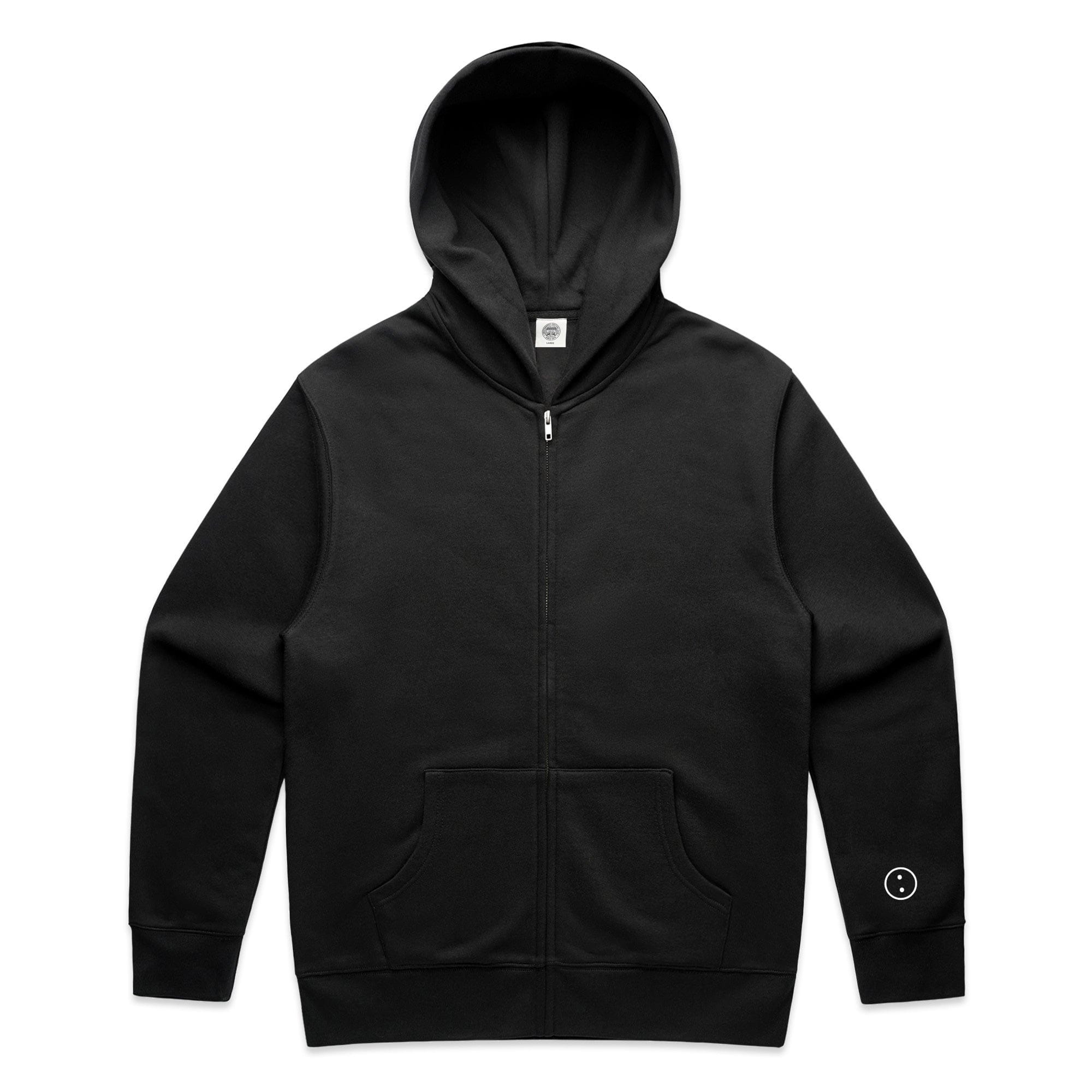 UN:IK Essentials Essentials Premium Zip Up Hoodie - Black