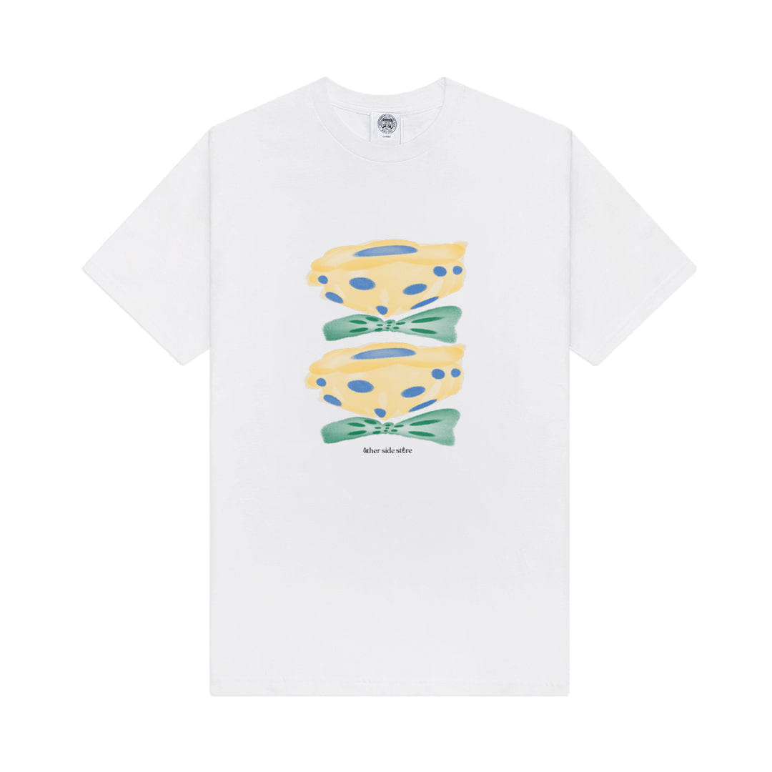 Other Side Store 'Yellow Flower' Tee - White