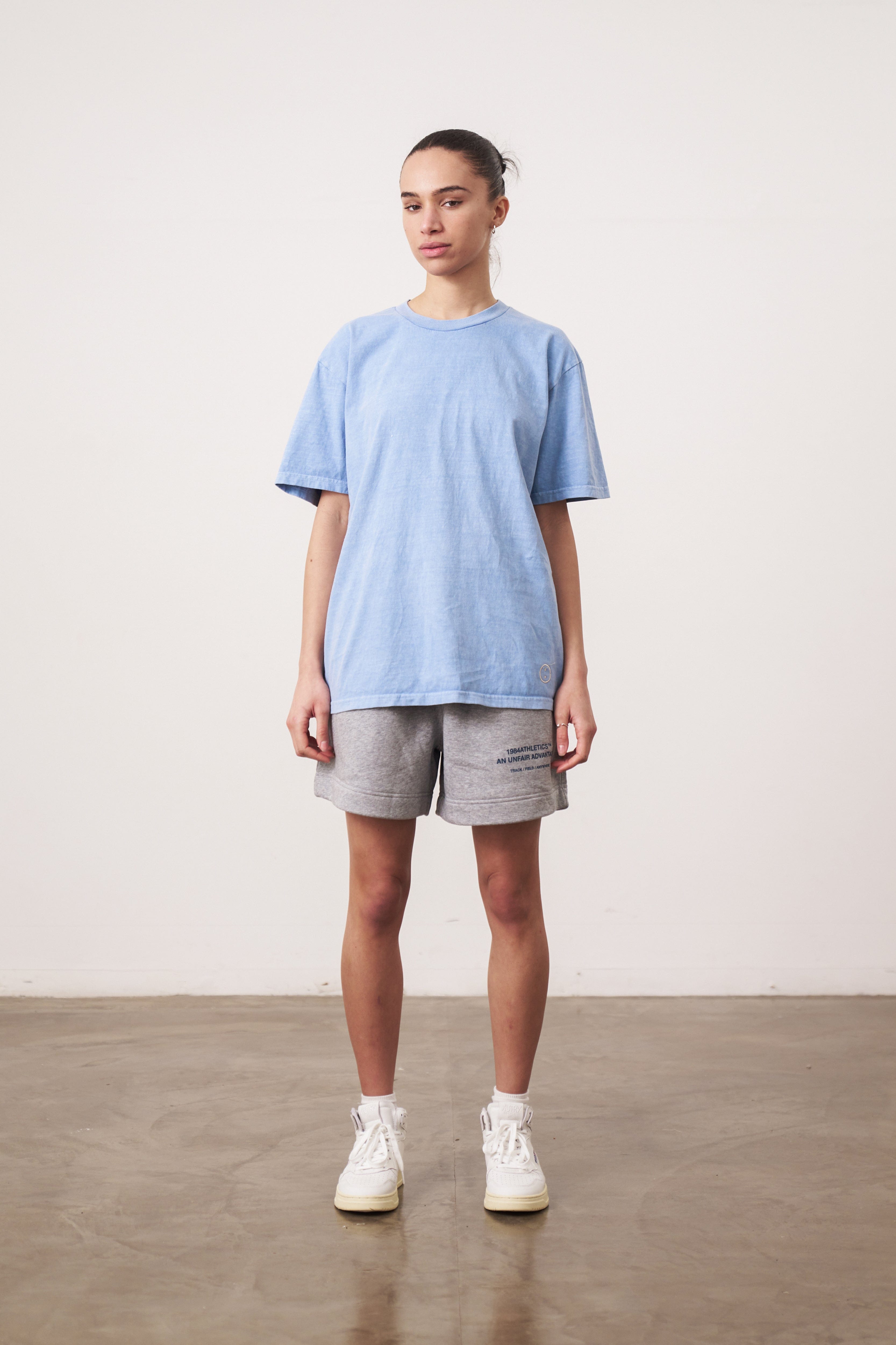UN:IK Essentials Essentials Vintage Washed Tee - Powder Blue