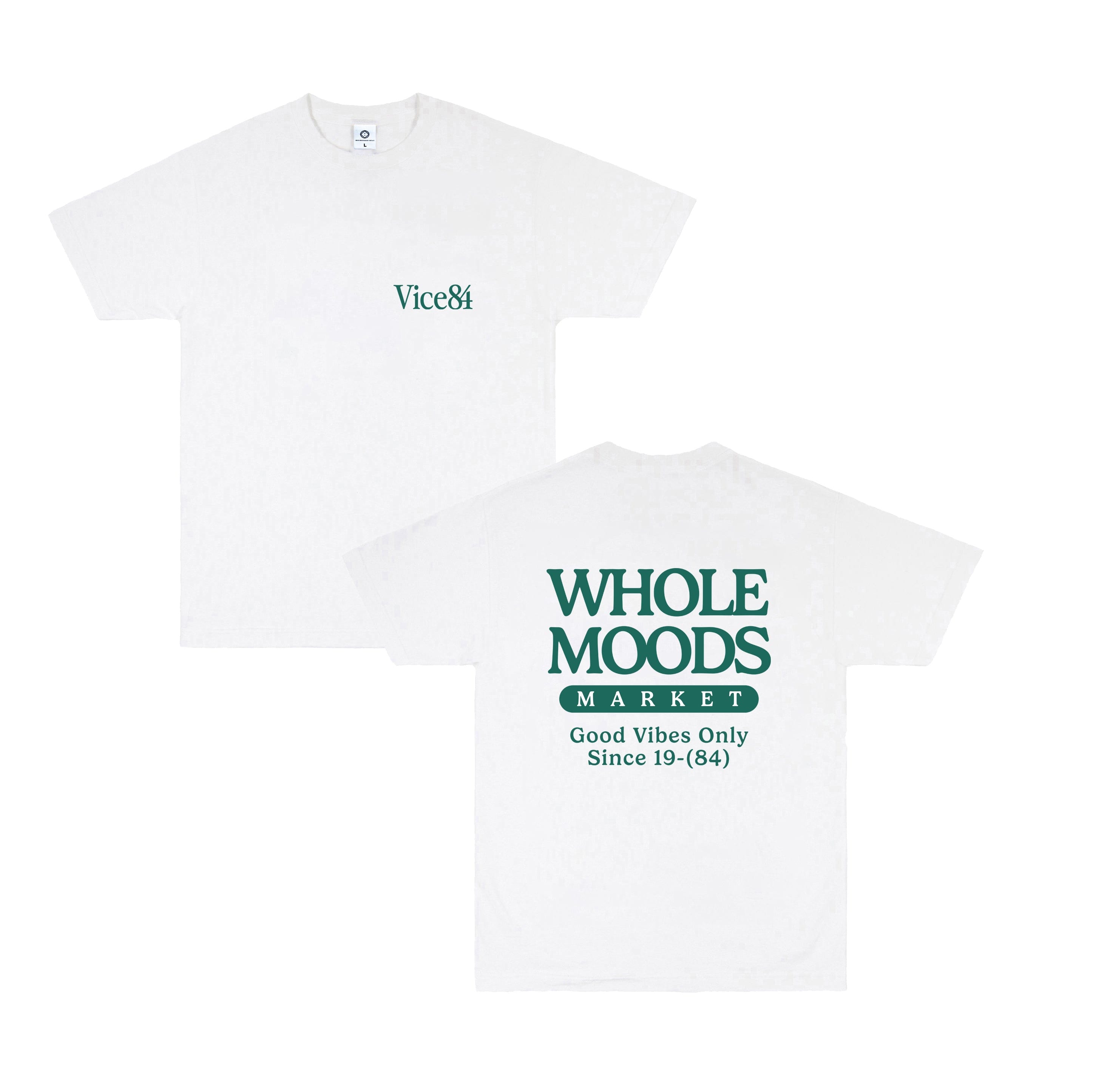 Vice 84 'Whole Moods' Tee - White