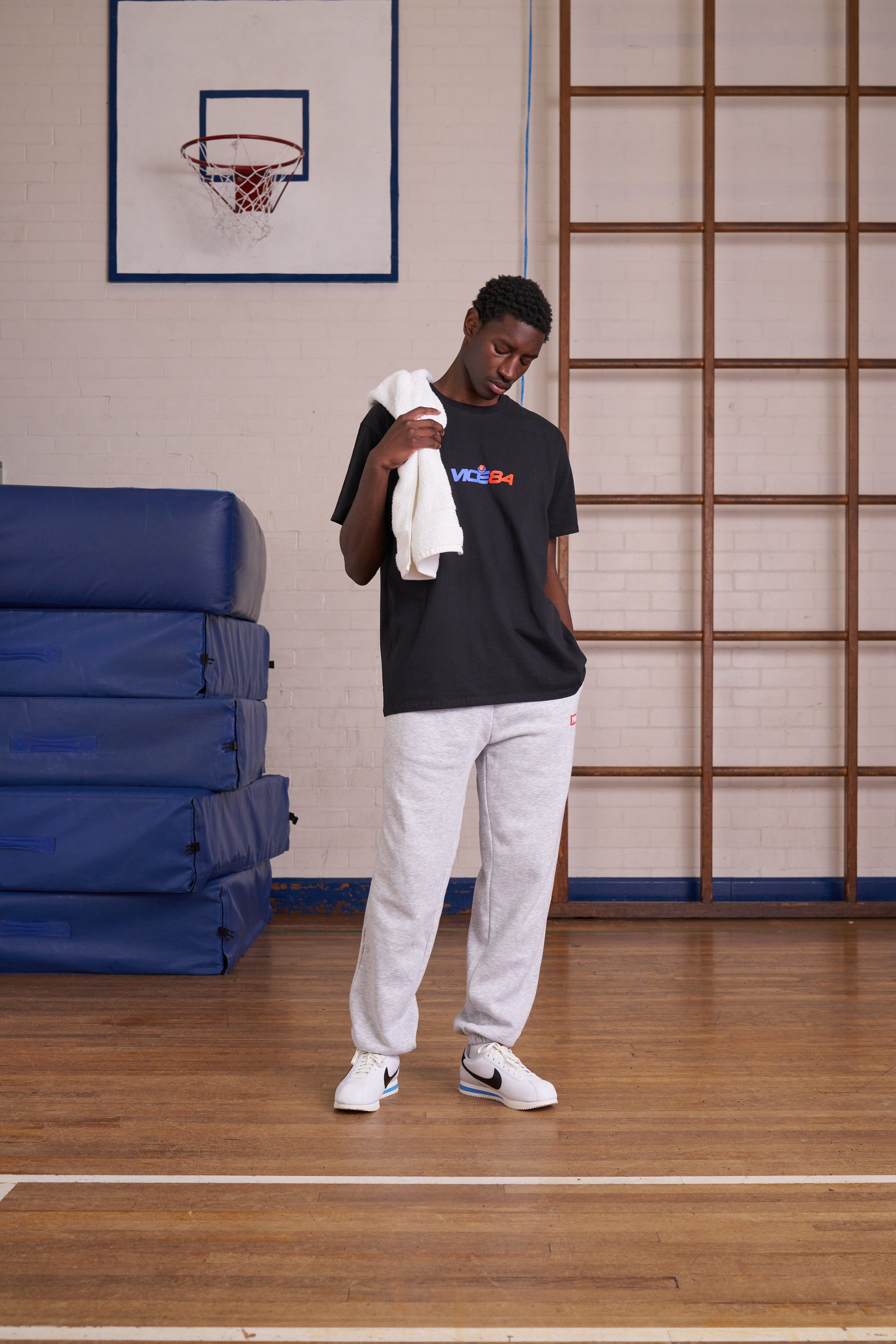 Vice 84 'Tennis' Tee - Black