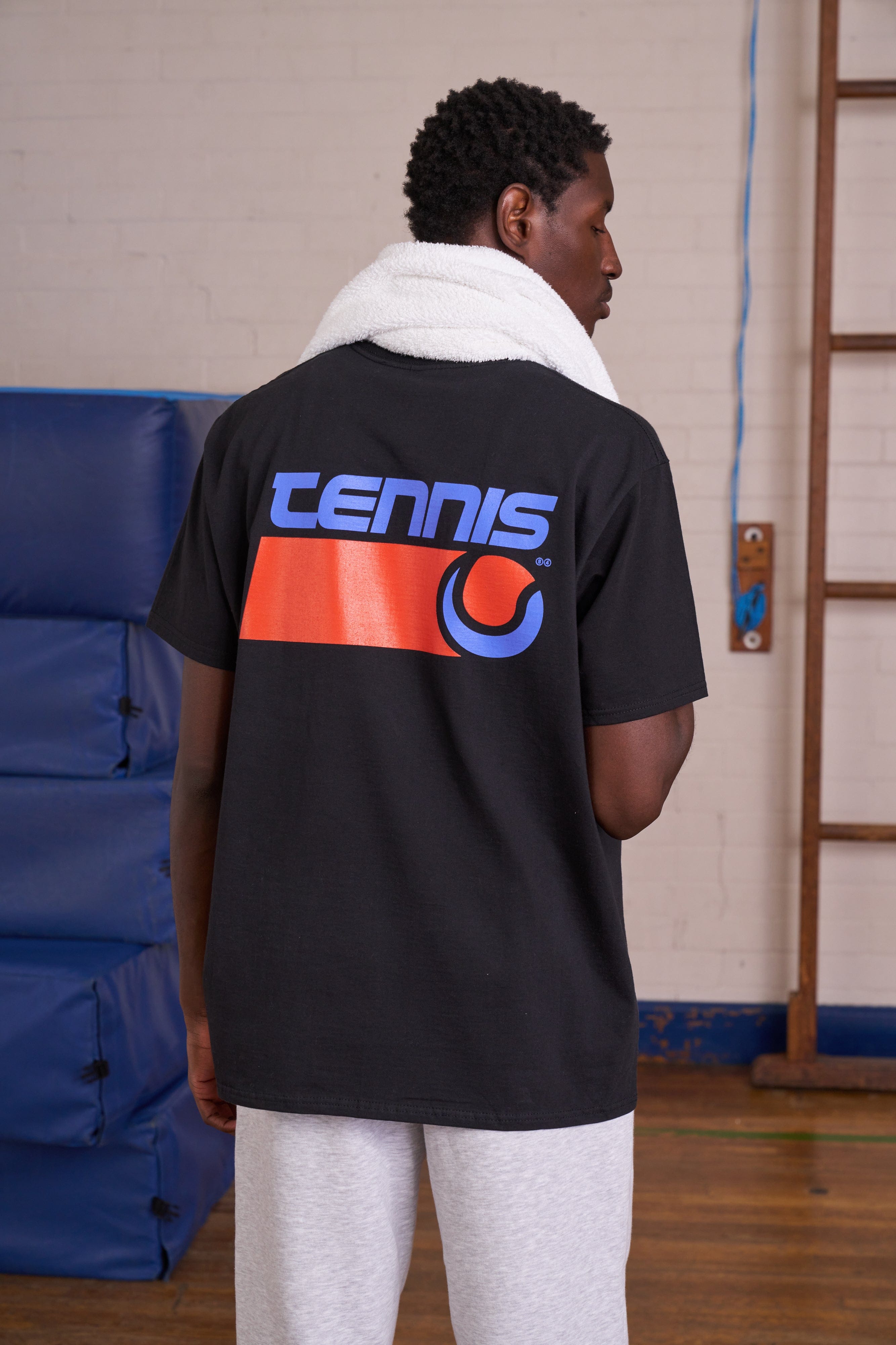 Vice 84 'Tennis' Tee - Black