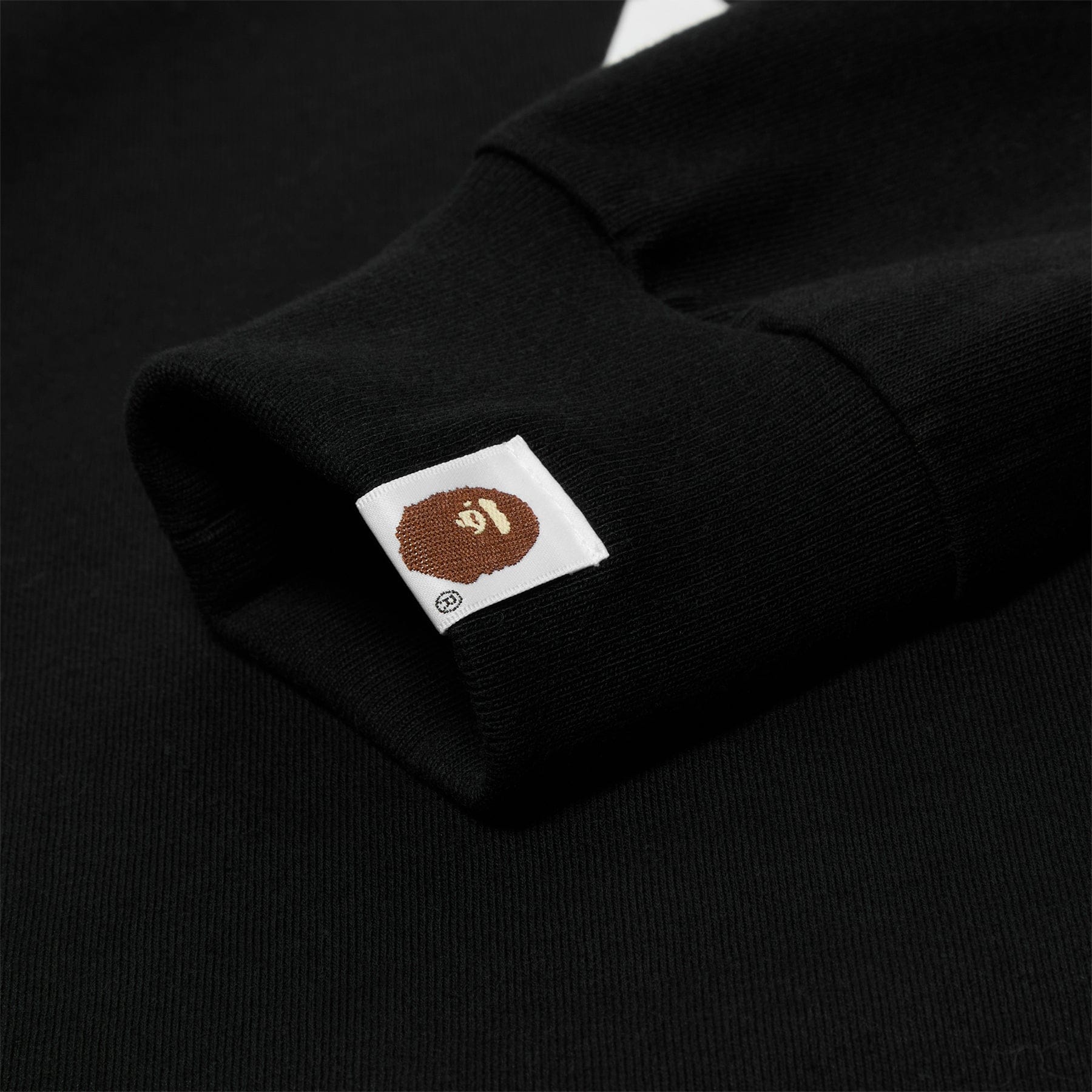 BAPE A Bathing Ape College Long Sleeve Tee (Black)