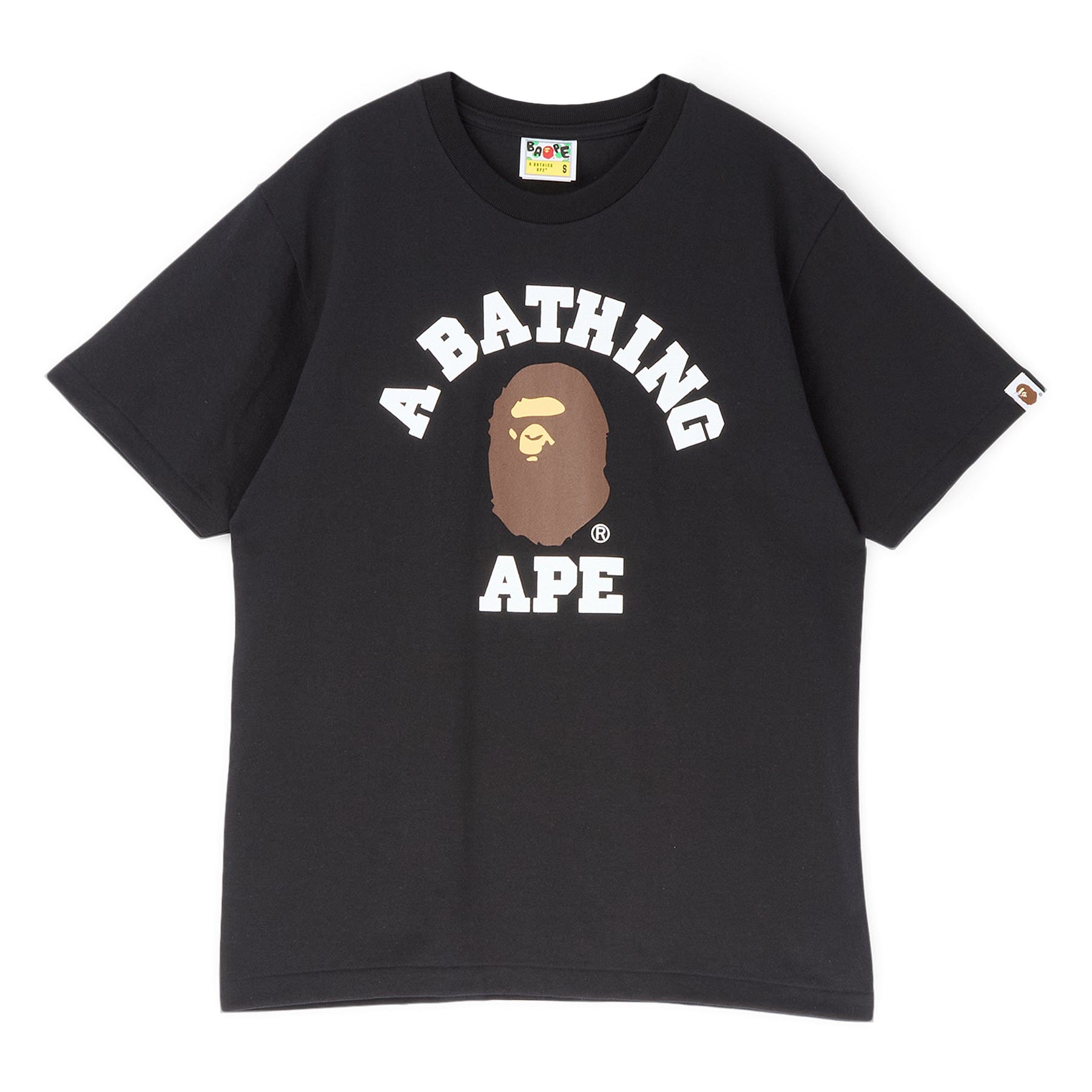 BAPE A Bathing Ape College Tee M (Black)