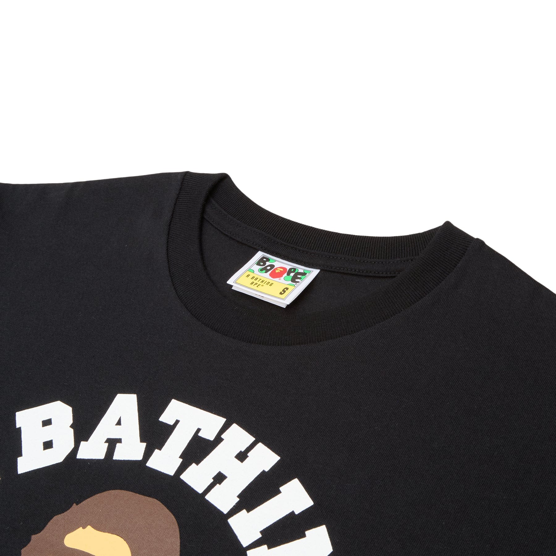 BAPE A Bathing Ape College Tee M (Black)