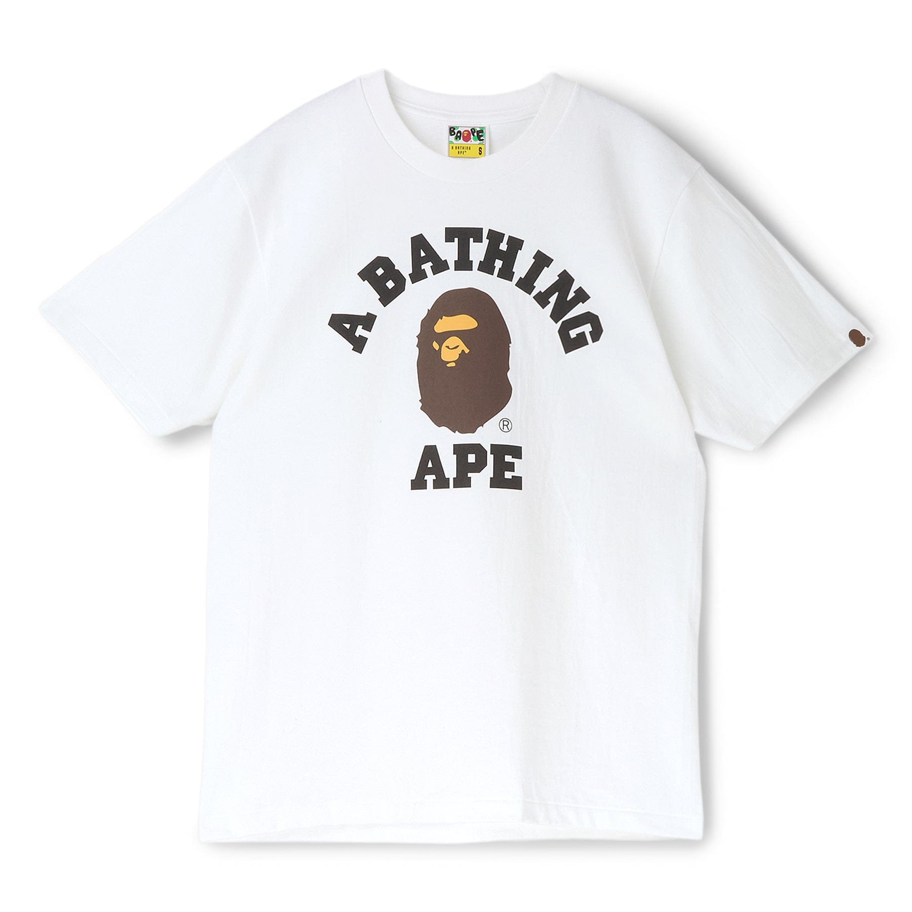 BAPE A Bathing Ape College Tee M (White)