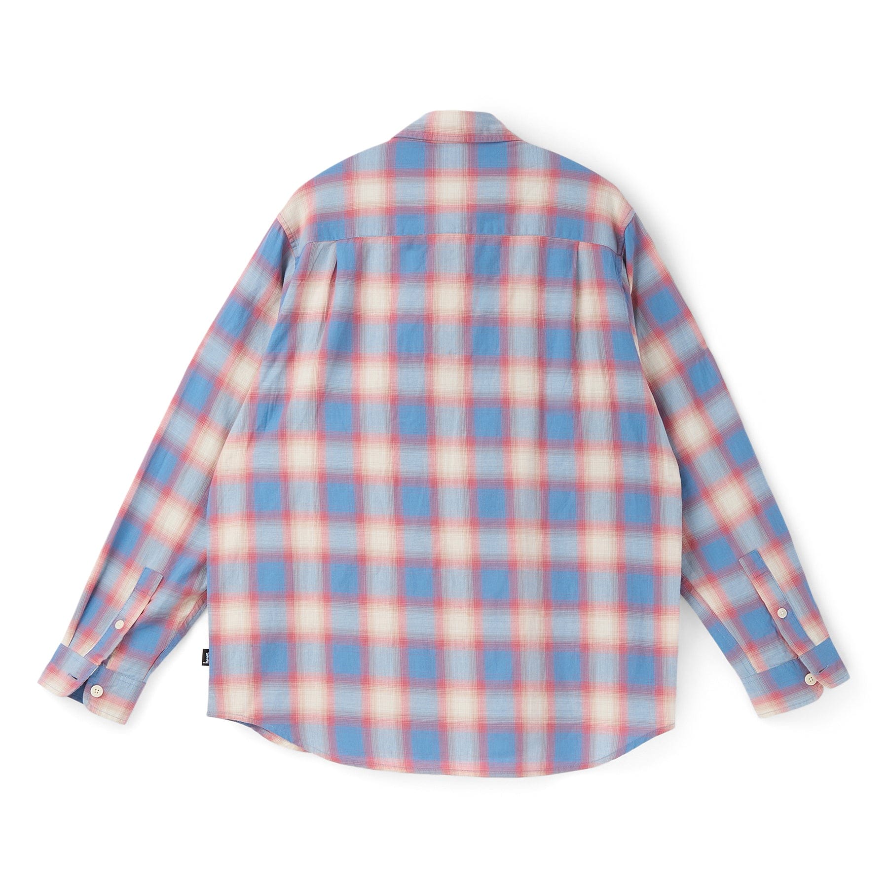Stussy Beach Ombre Plaid Shirt (Blue)