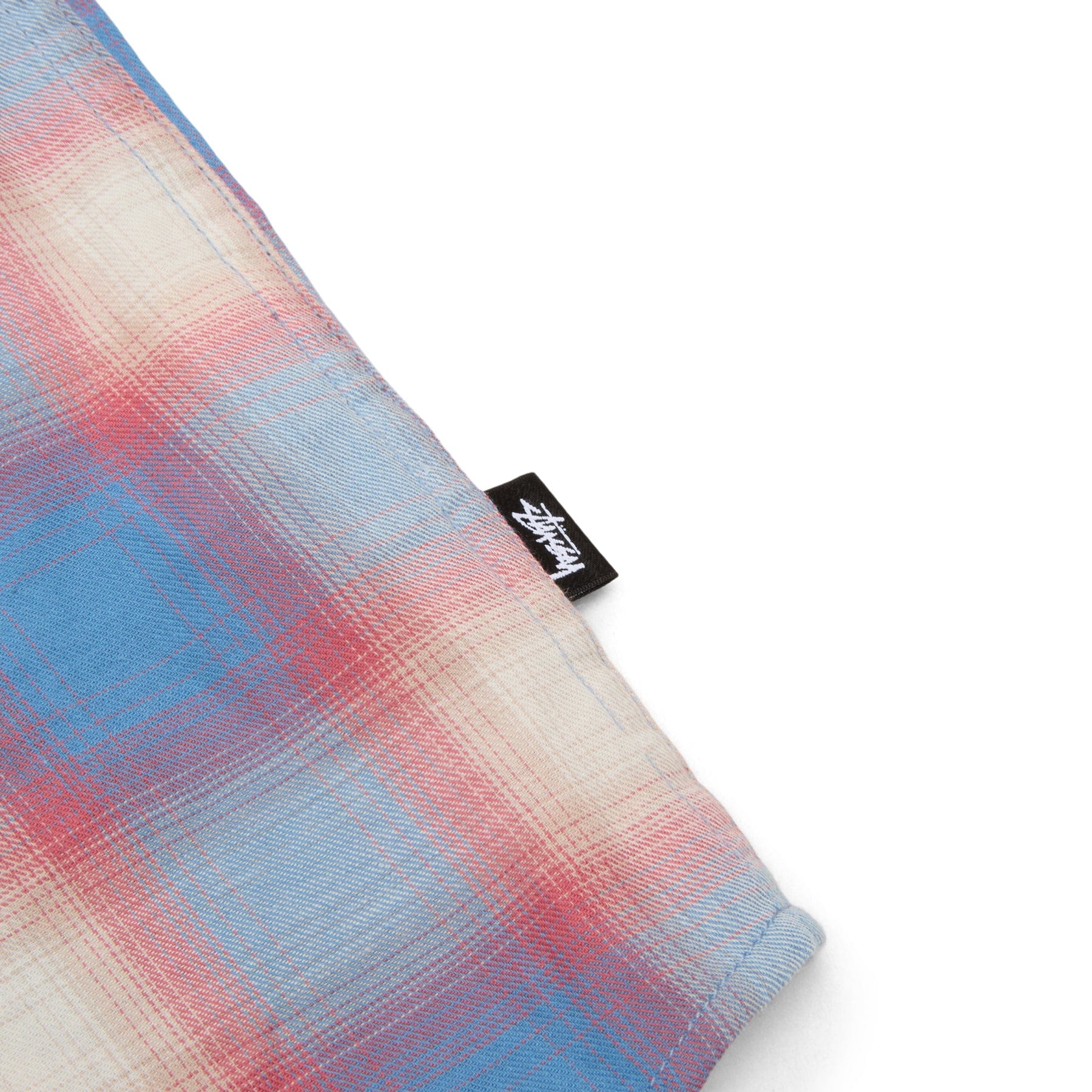 Stussy Beach Ombre Plaid Shirt (Blue)