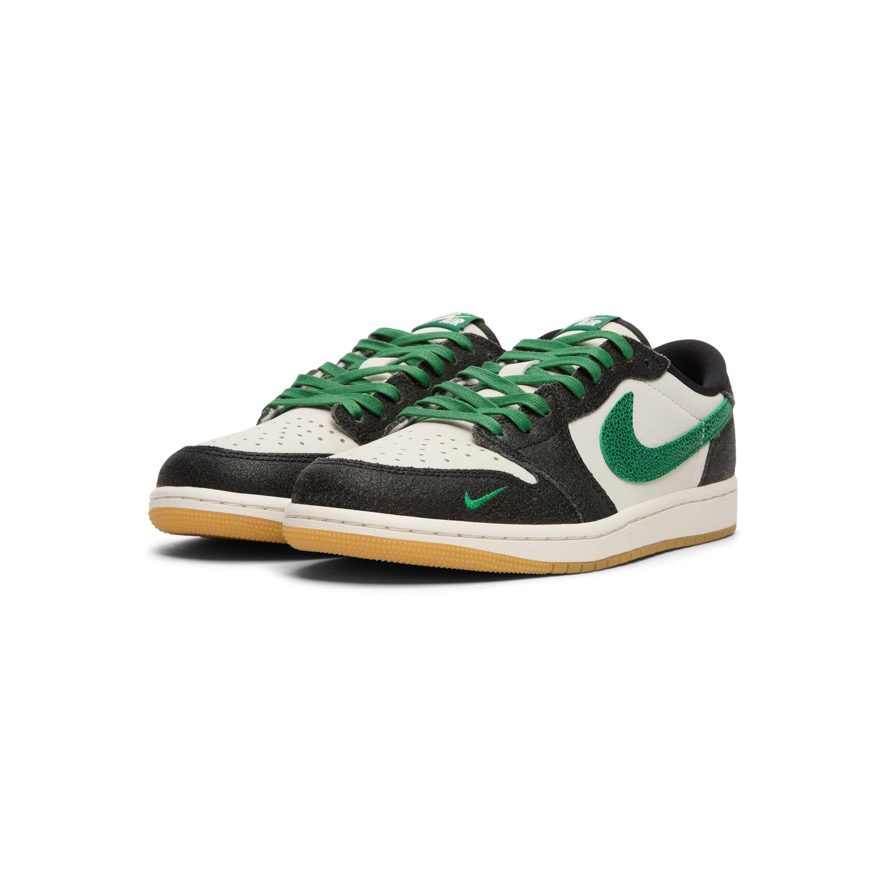 Air Jordan 1 Retro Low OG GS "Phantom and Pine Green" (Phantom/Pine Green-Black)