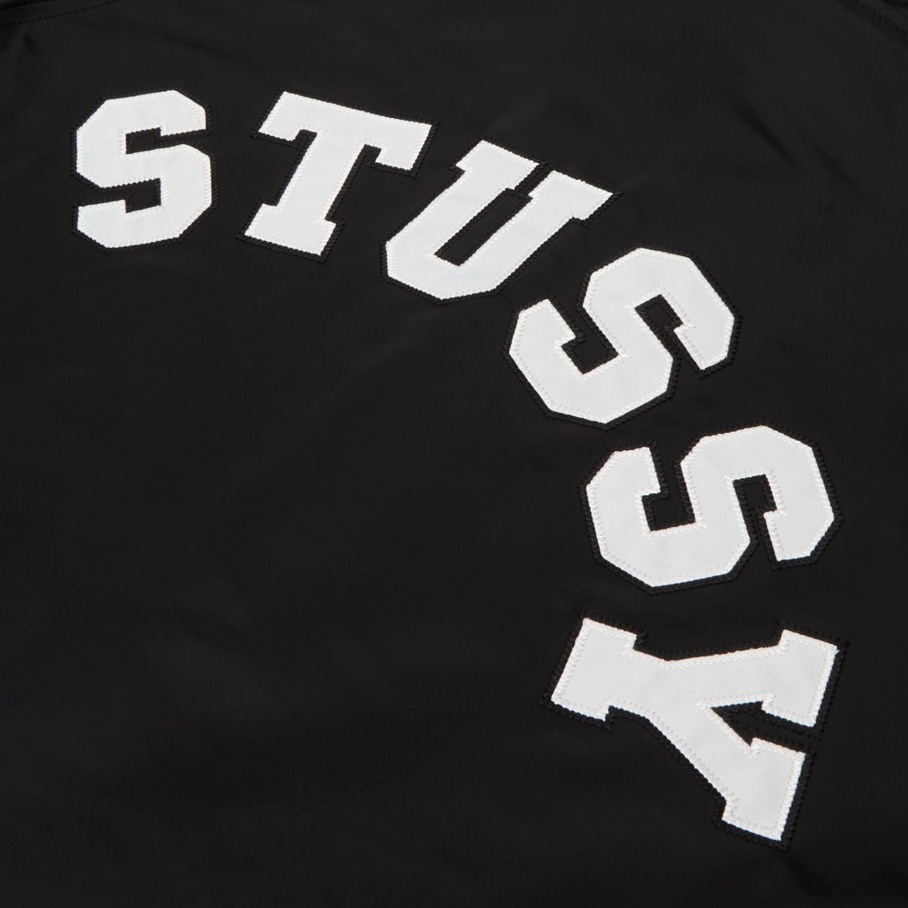 Stussy Hooded Coaches Jacket (Black)