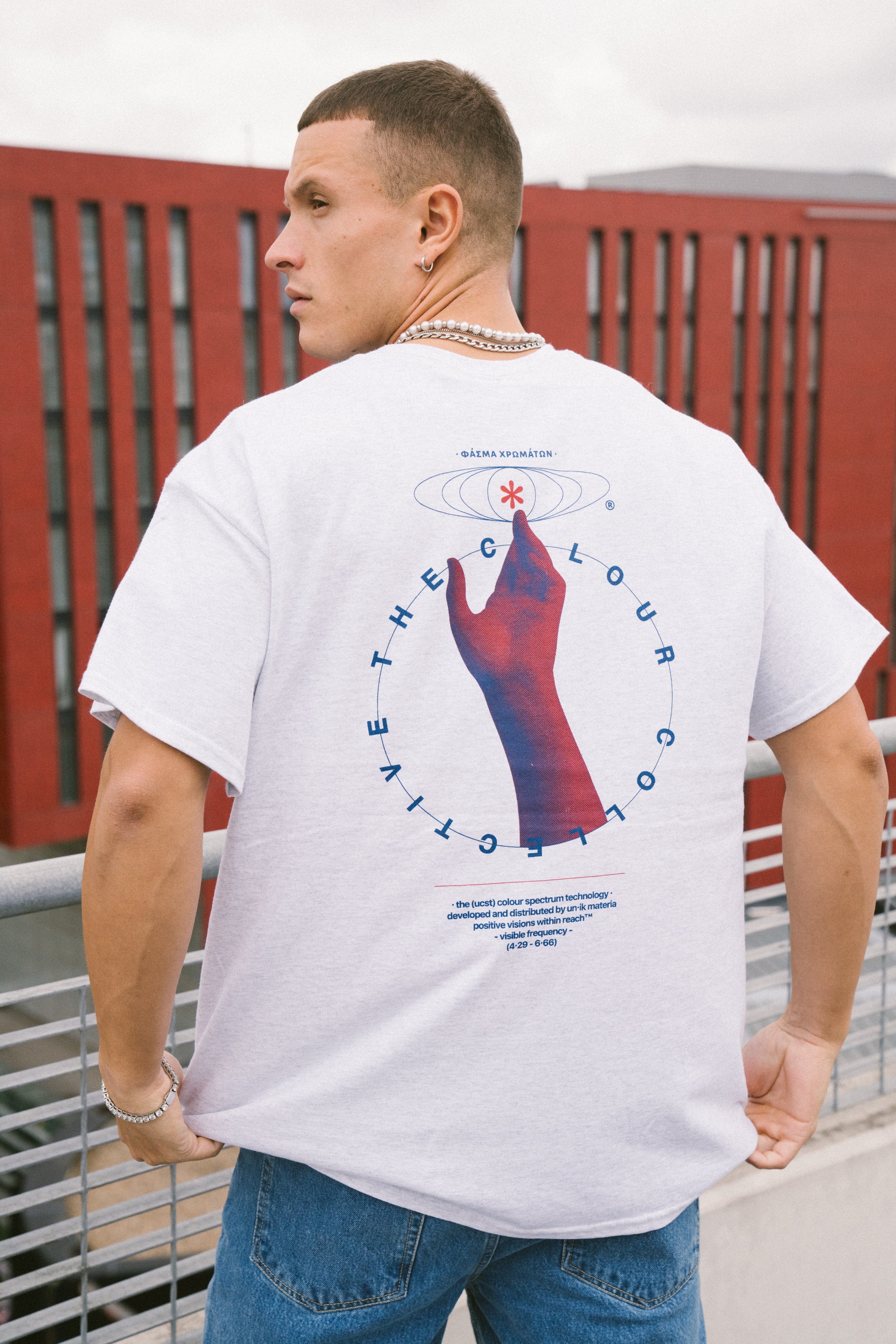 The Colour Collective Colour Collective 'Reach' Tee - Ash