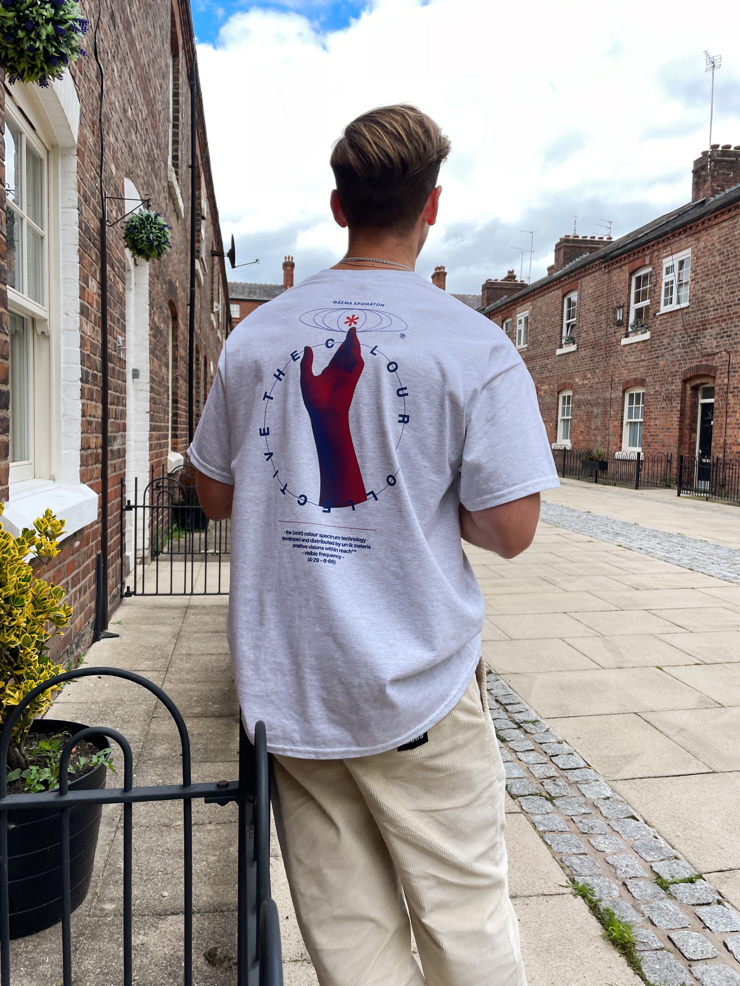 The Colour Collective Colour Collective 'Reach' Tee - Ash