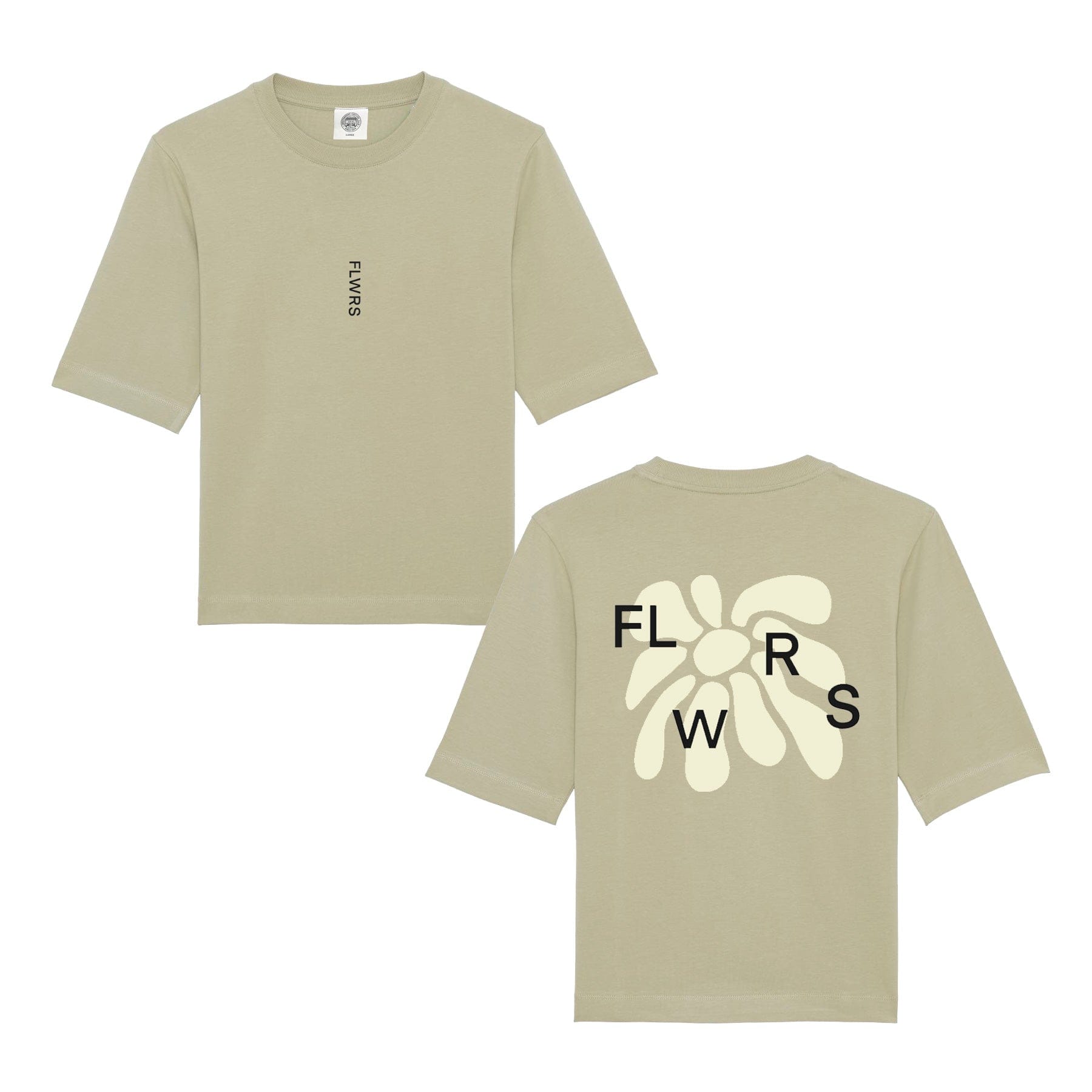 FLWRS by Chloe Hayward FLWRS Organic Boxy Tee - Sage