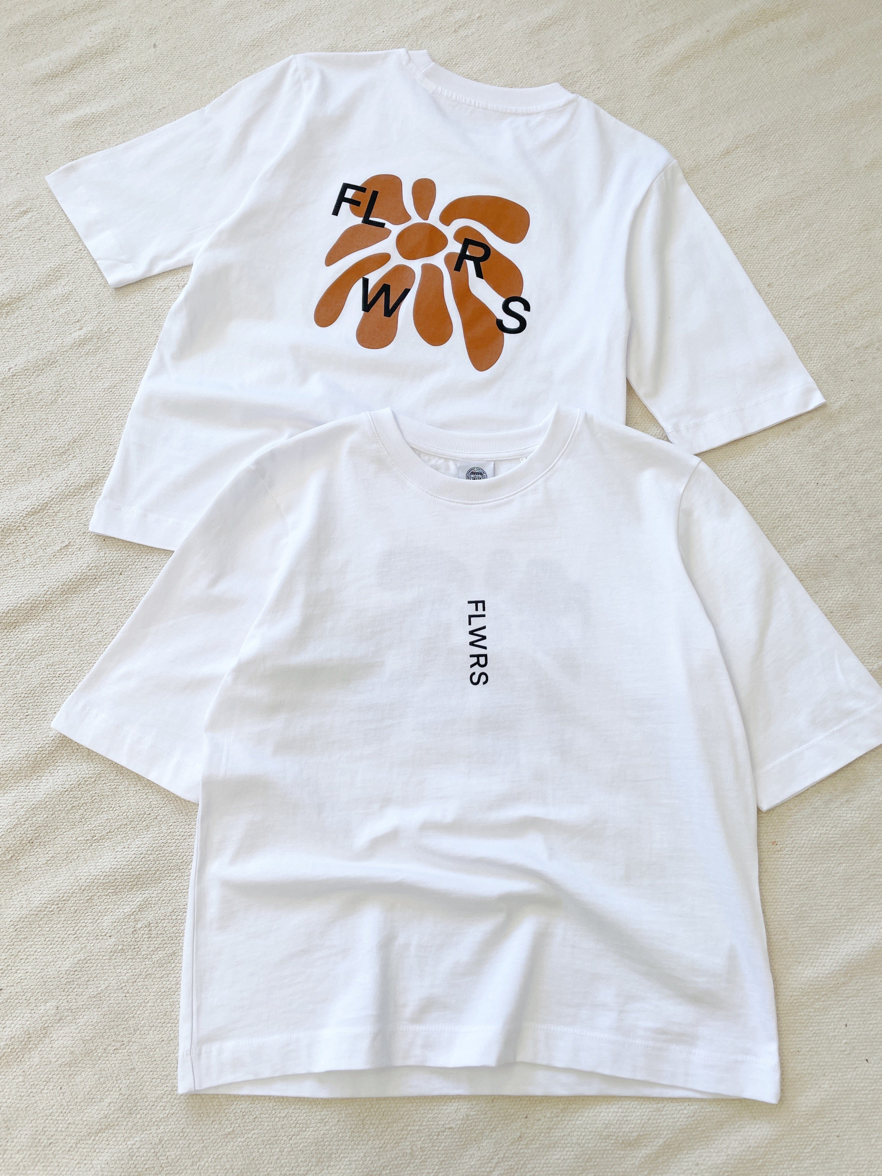 FLWRS by Chloe Hayward FLWRS Organic Boxy Tee - White
