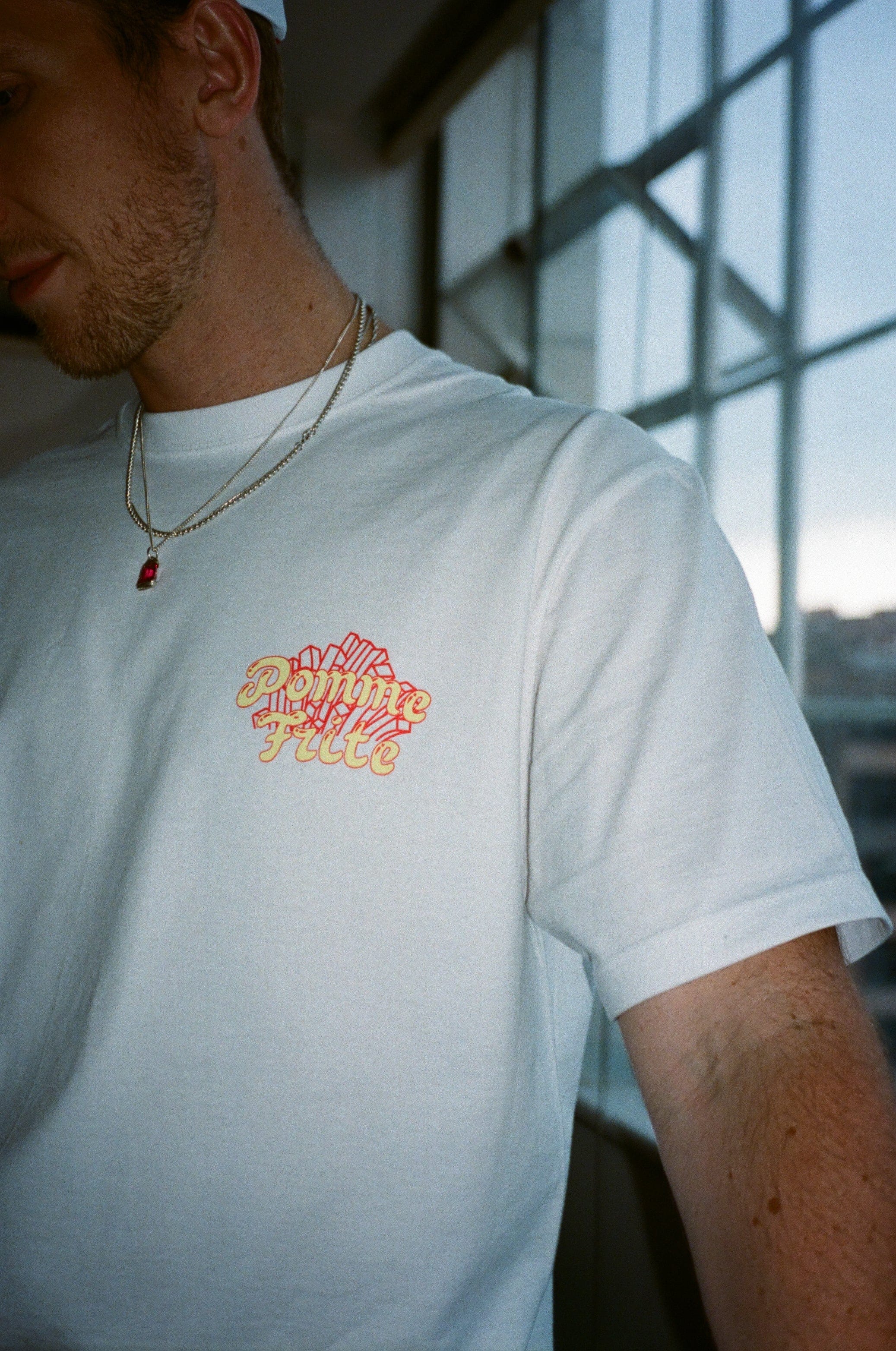 Pomme Frite 'Time Fries' Tee - White