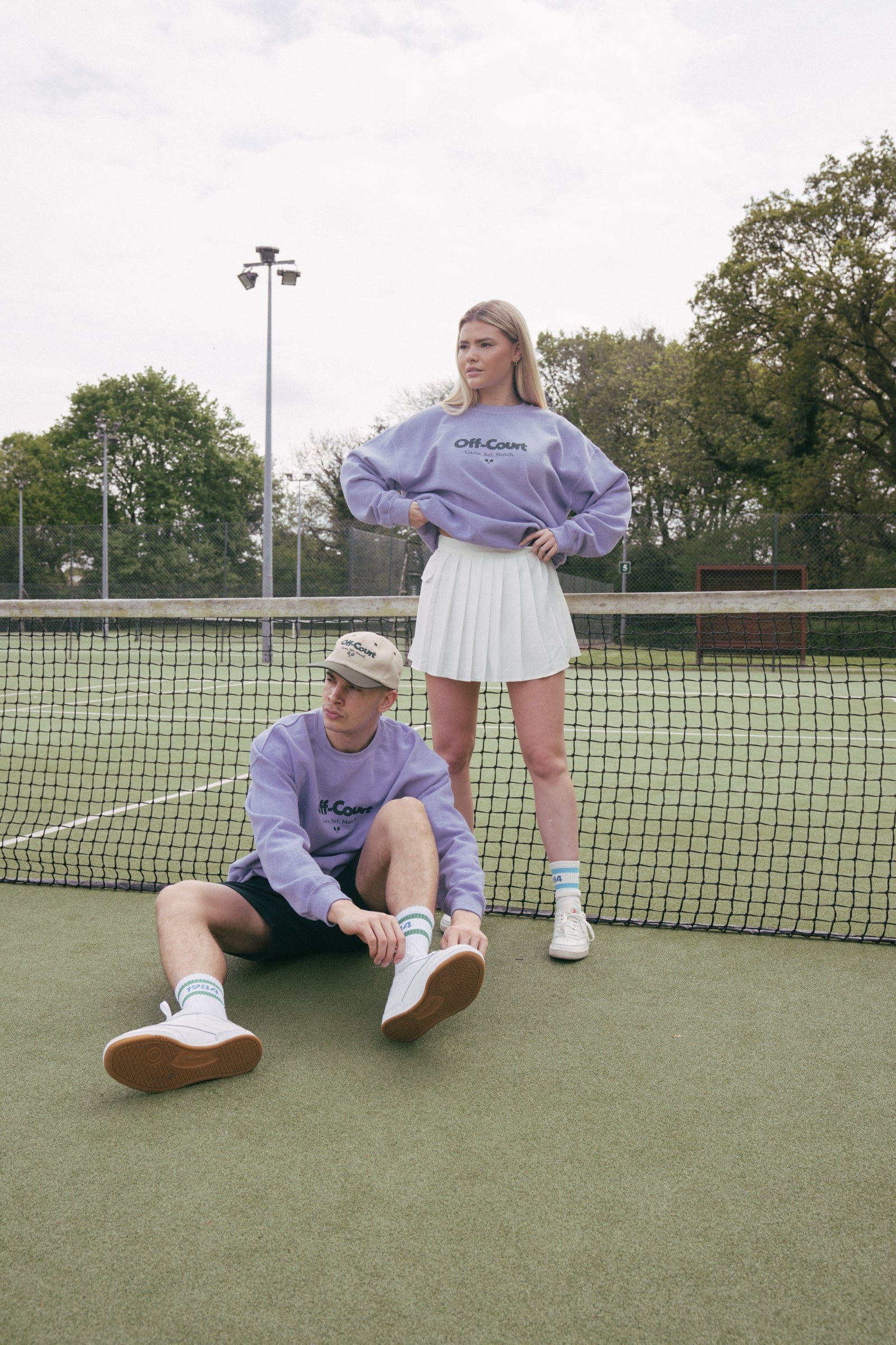 Vice 84 'Off-Court GSM' Vintage Washed Sweater - Orchid