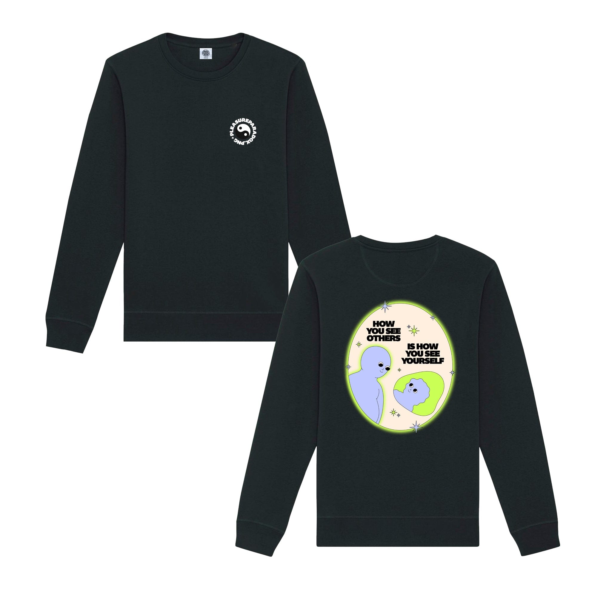 pleasurepardox.png Pleasure Paradox 'How You See Yourself' Sweater - Black