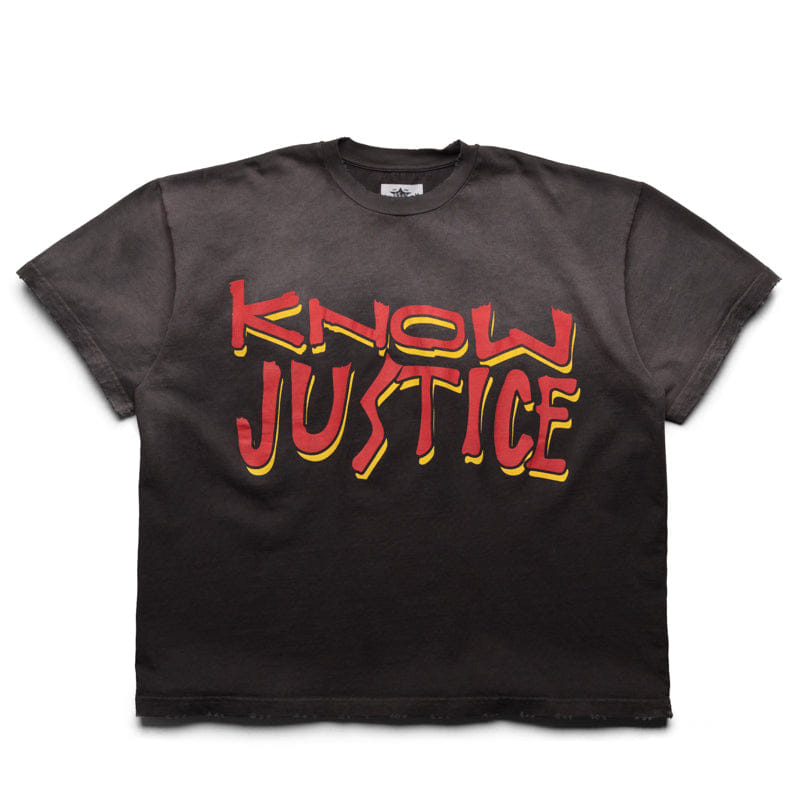 Barriers Worldwide Know Justice Know Peace Boxy Tee - Mink