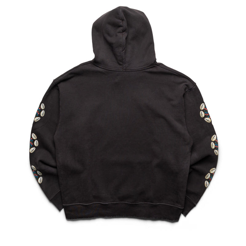 Barriers Worldwide Cowrie Shell Hidden Pocket Hoodie - Mink