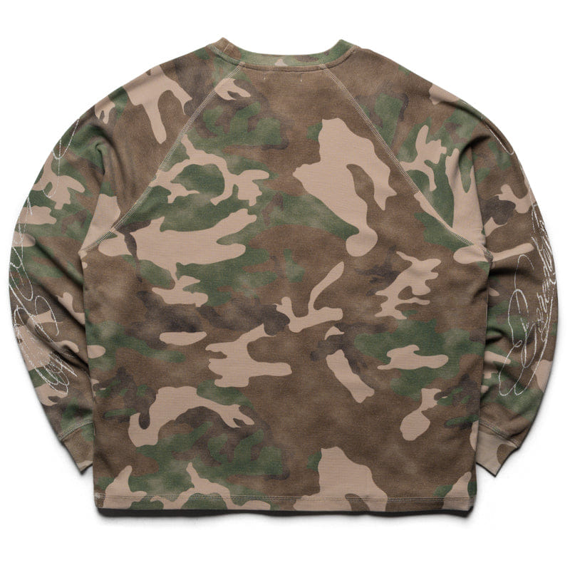 Boredom Kills Trust Camo Waffle Thermal L/S Tee - Camo