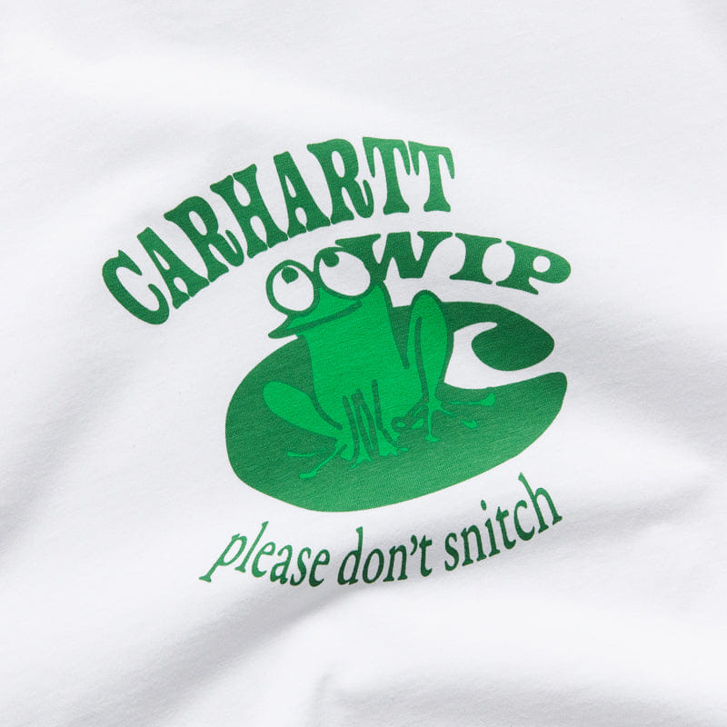 Carhartt WIP Dont Snitch Tee - White