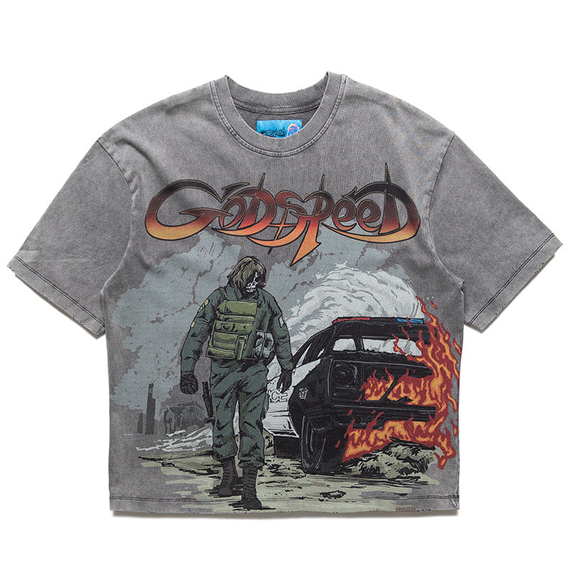 Godspeed New York KHAOS Tee - Grey