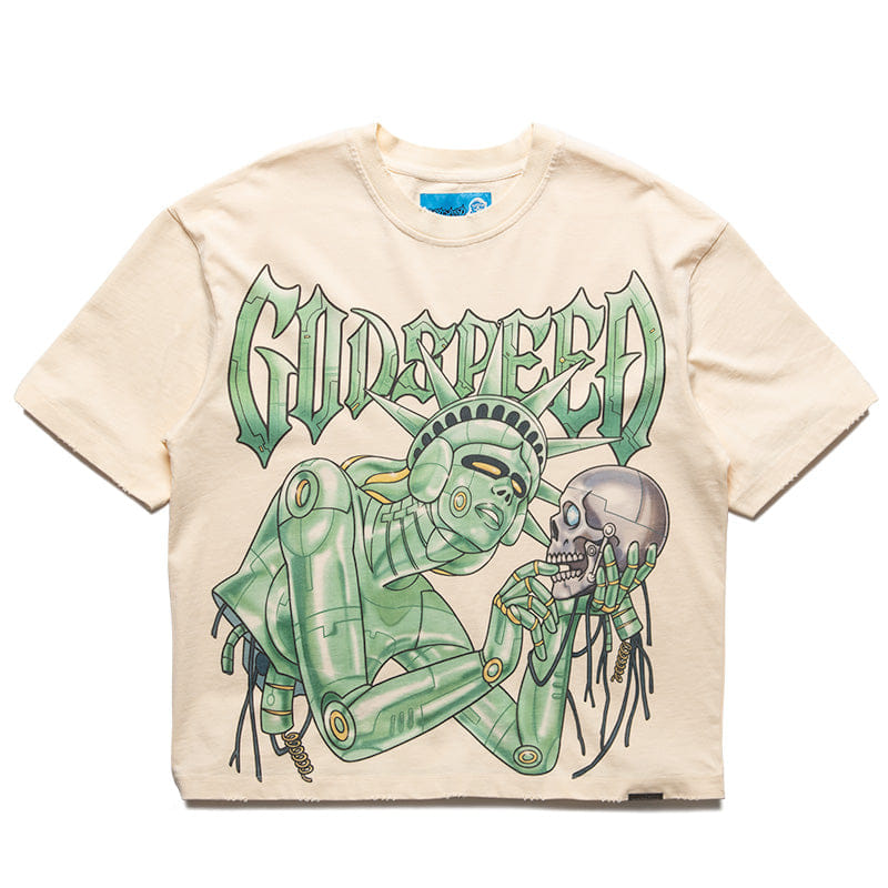 Godspeed New York Freedoms Protocol Tee - Bone